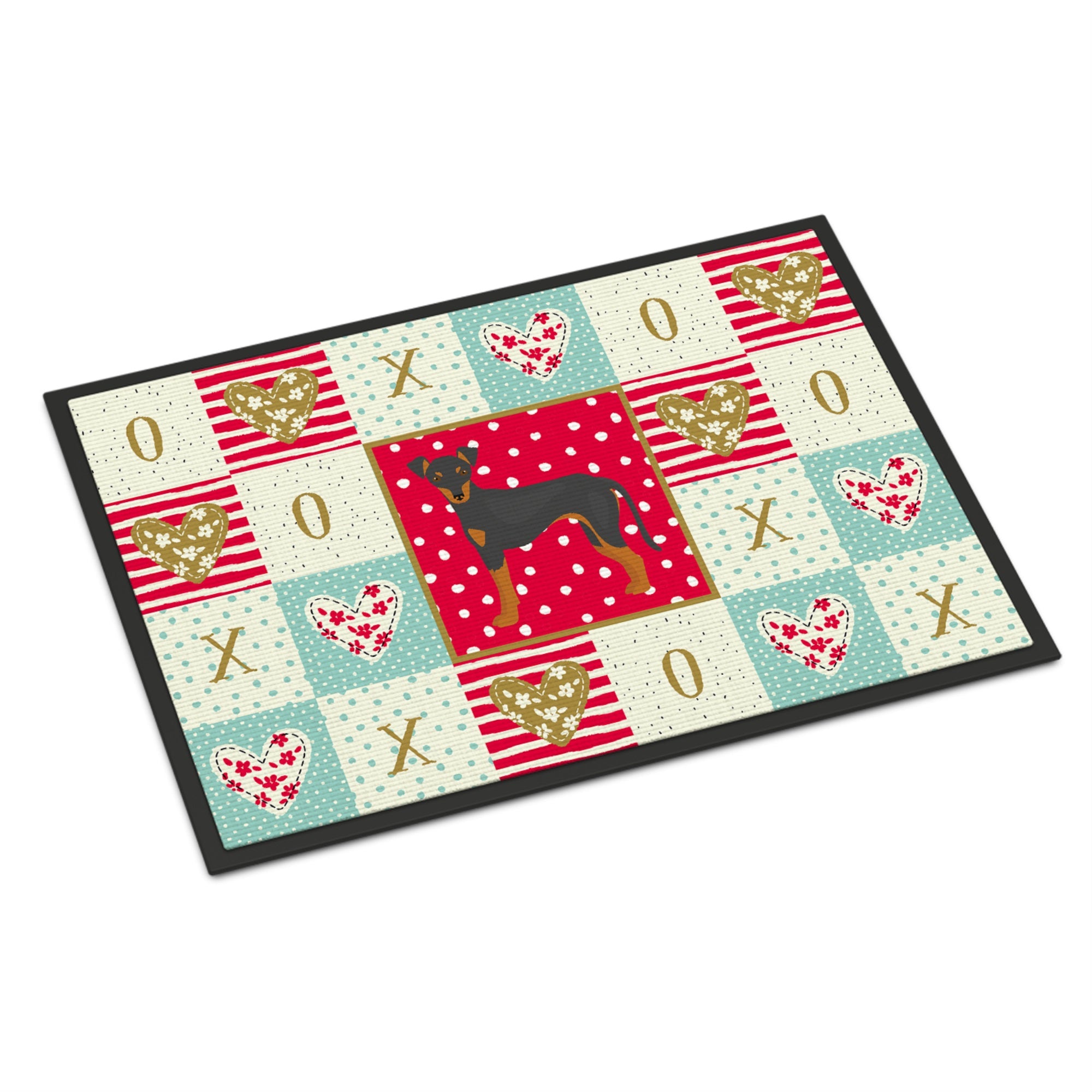 Manchester Terrier #2 Love Indoor Or Outdoor Mat 18X27