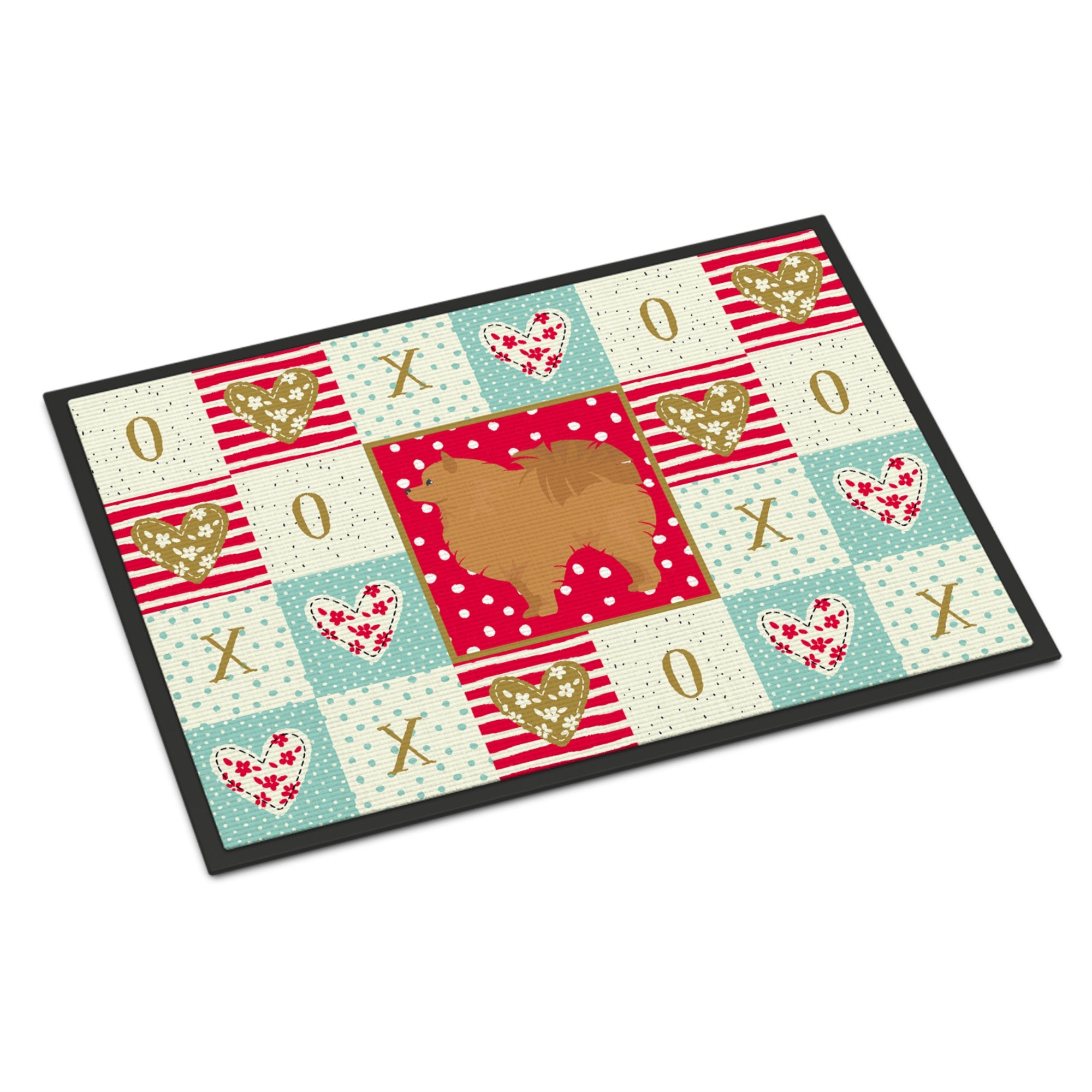 Pomeranian #1 Love Indoor Or Outdoor Mat 18X27