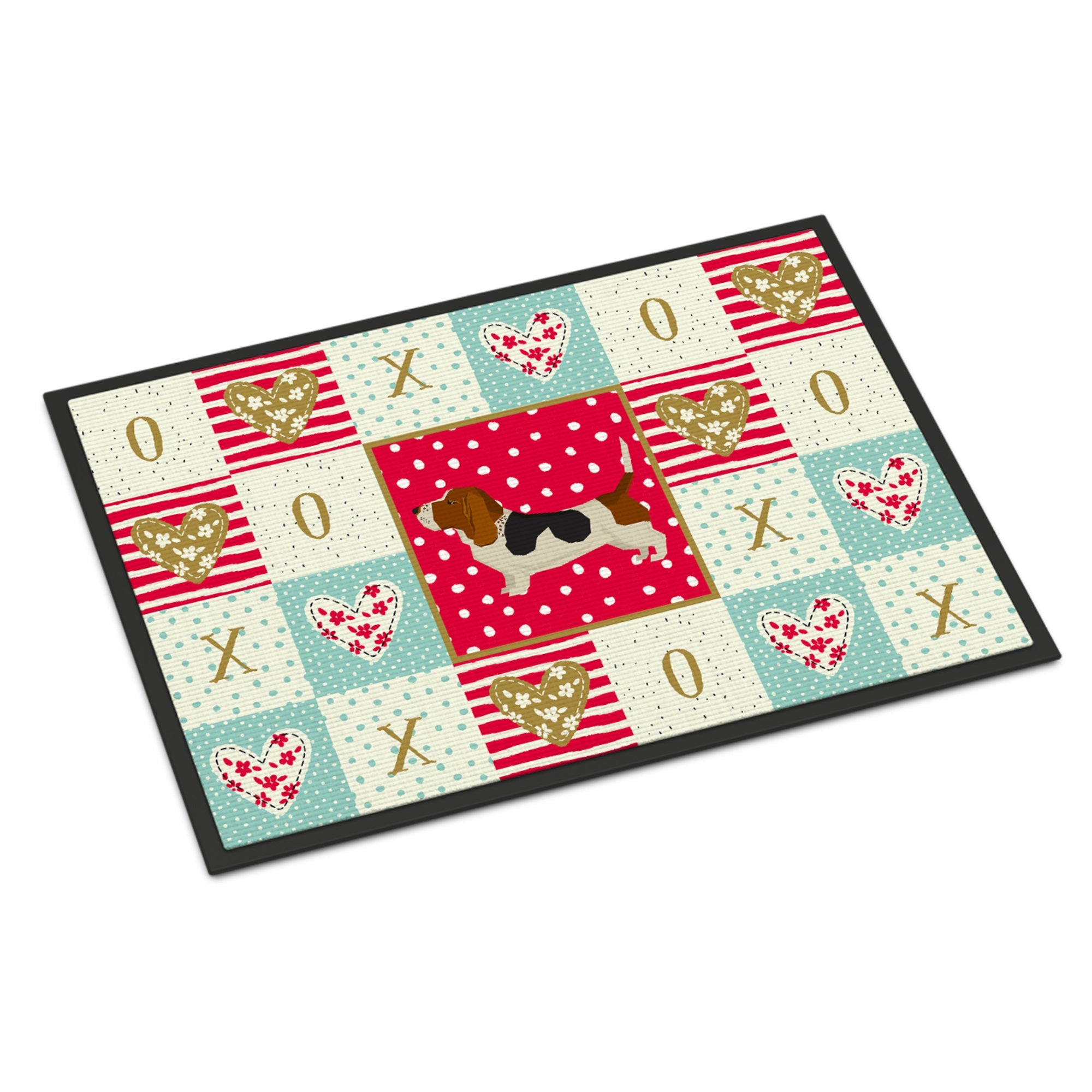 Basset Hound Love Indoor Or Outdoor Mat 18X27