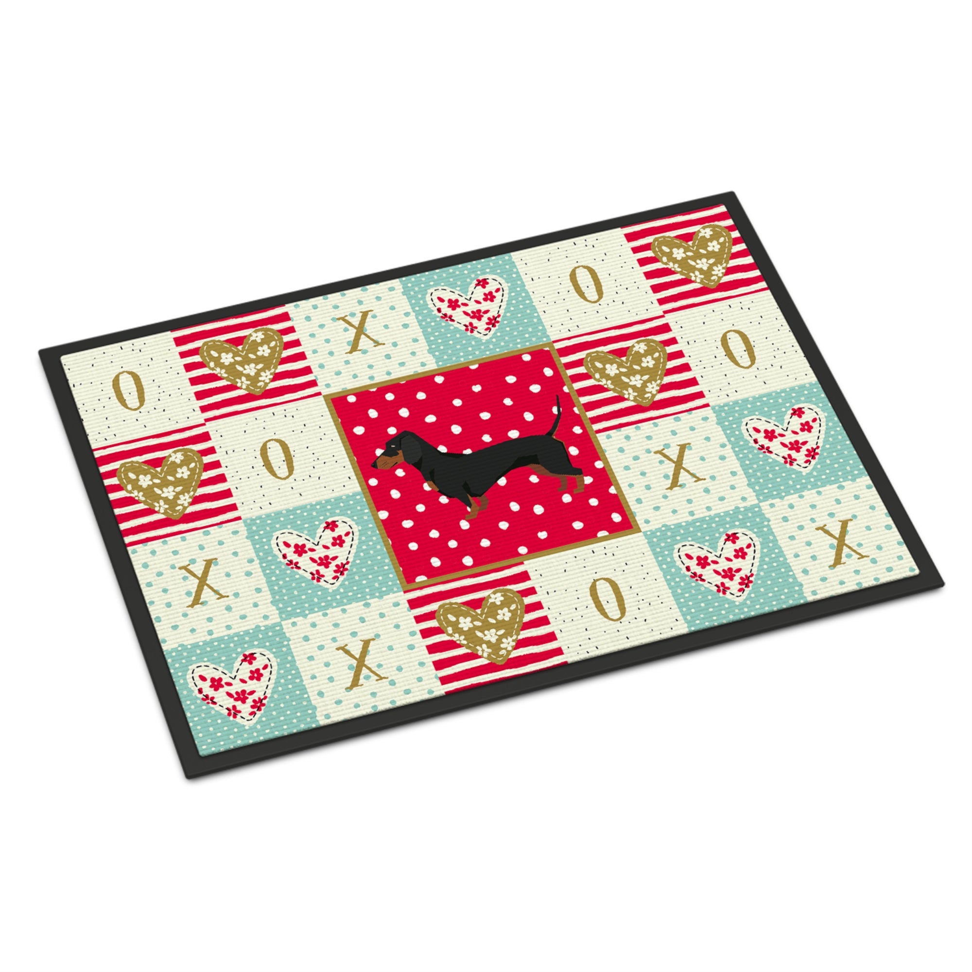 Dachshund Love Indoor Or Outdoor Mat 18X27