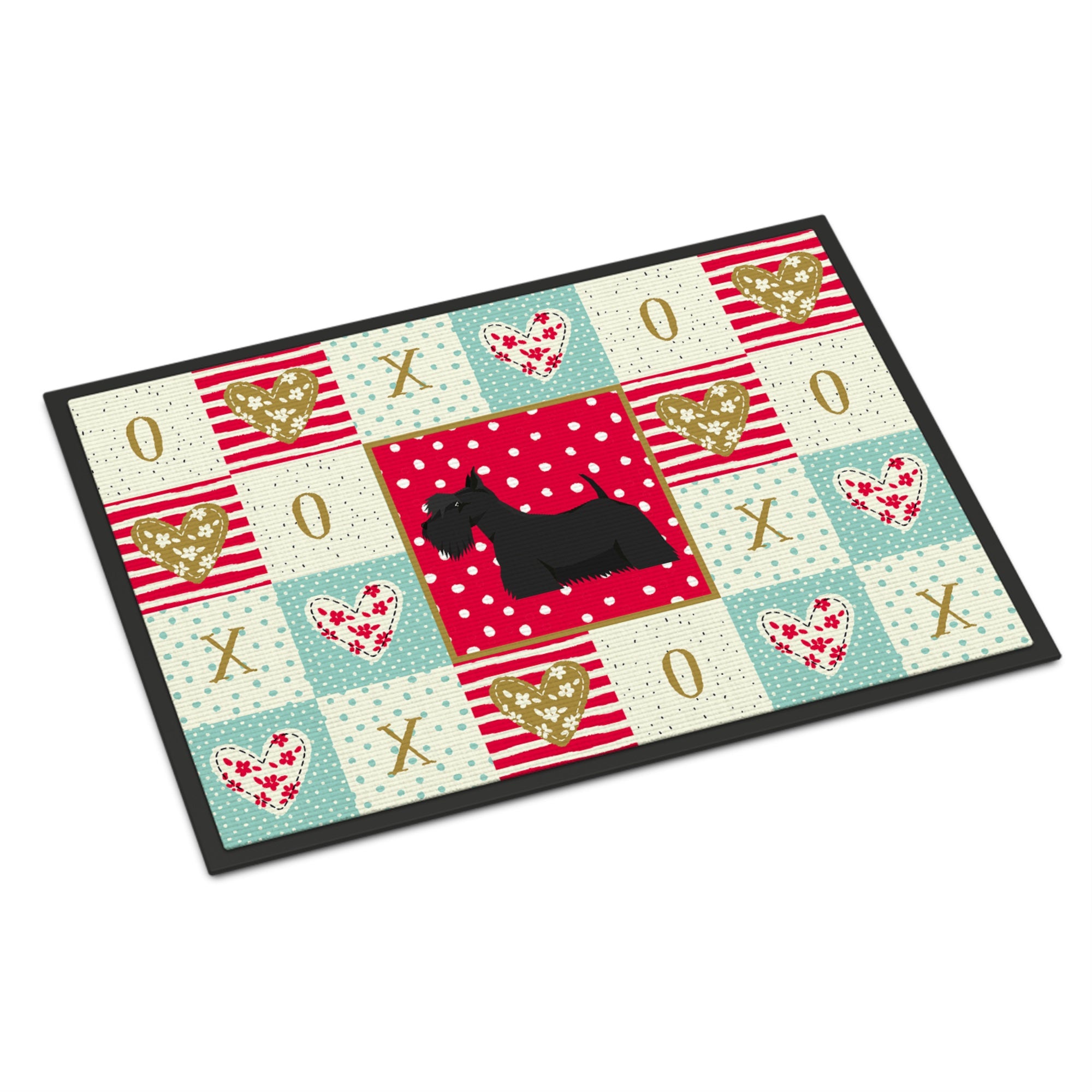 Scottish Terrier Love Indoor Or Outdoor Mat 18X27