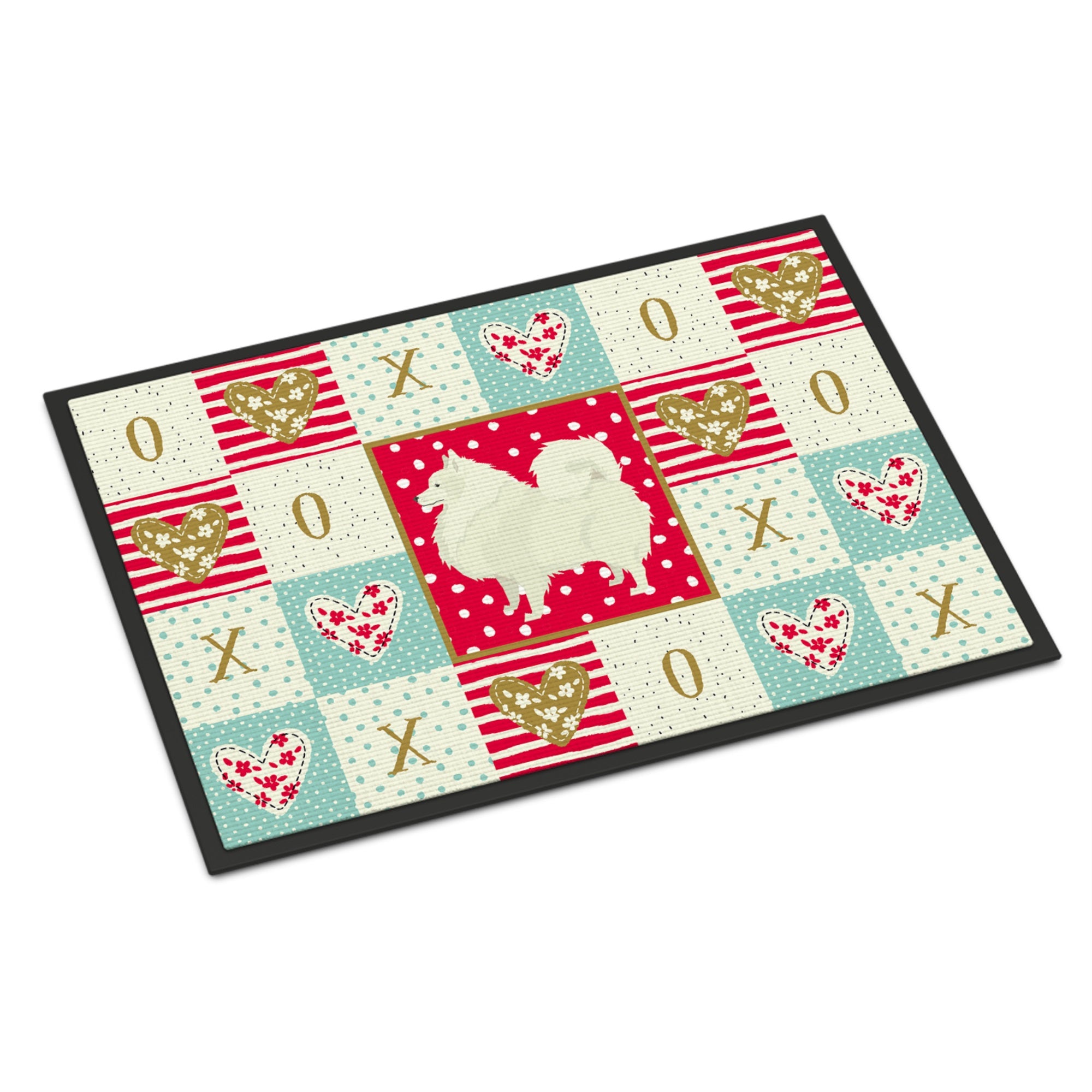 Spitz Love Indoor Or Outdoor Mat 18X27