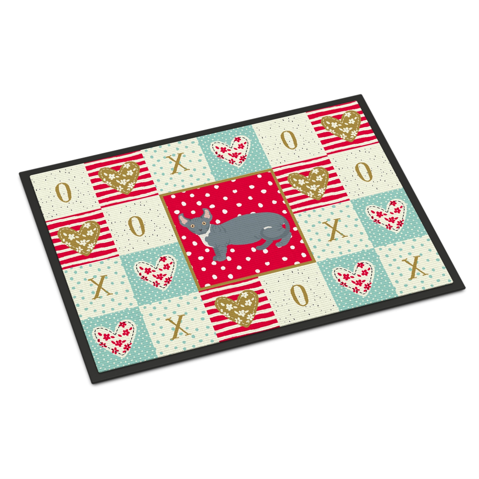 Dwelf #2 Cat Love Indoor Or Outdoor Mat 18X27