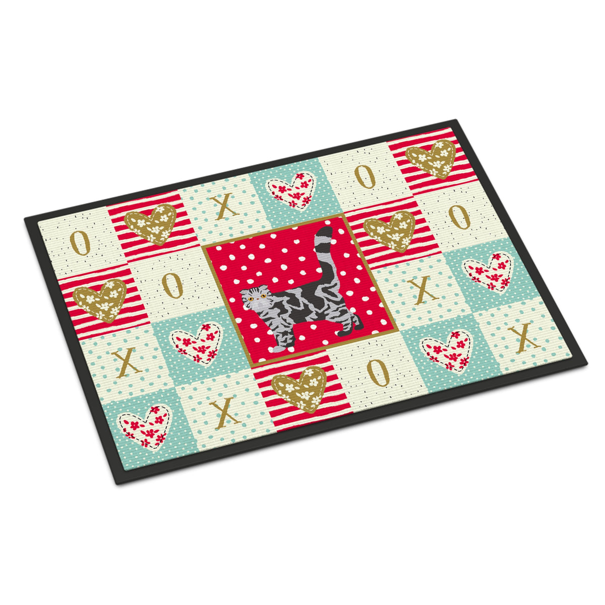 Foldex Exotic Fold #1 Cat Love Indoor Or Outdoor Mat 18X27