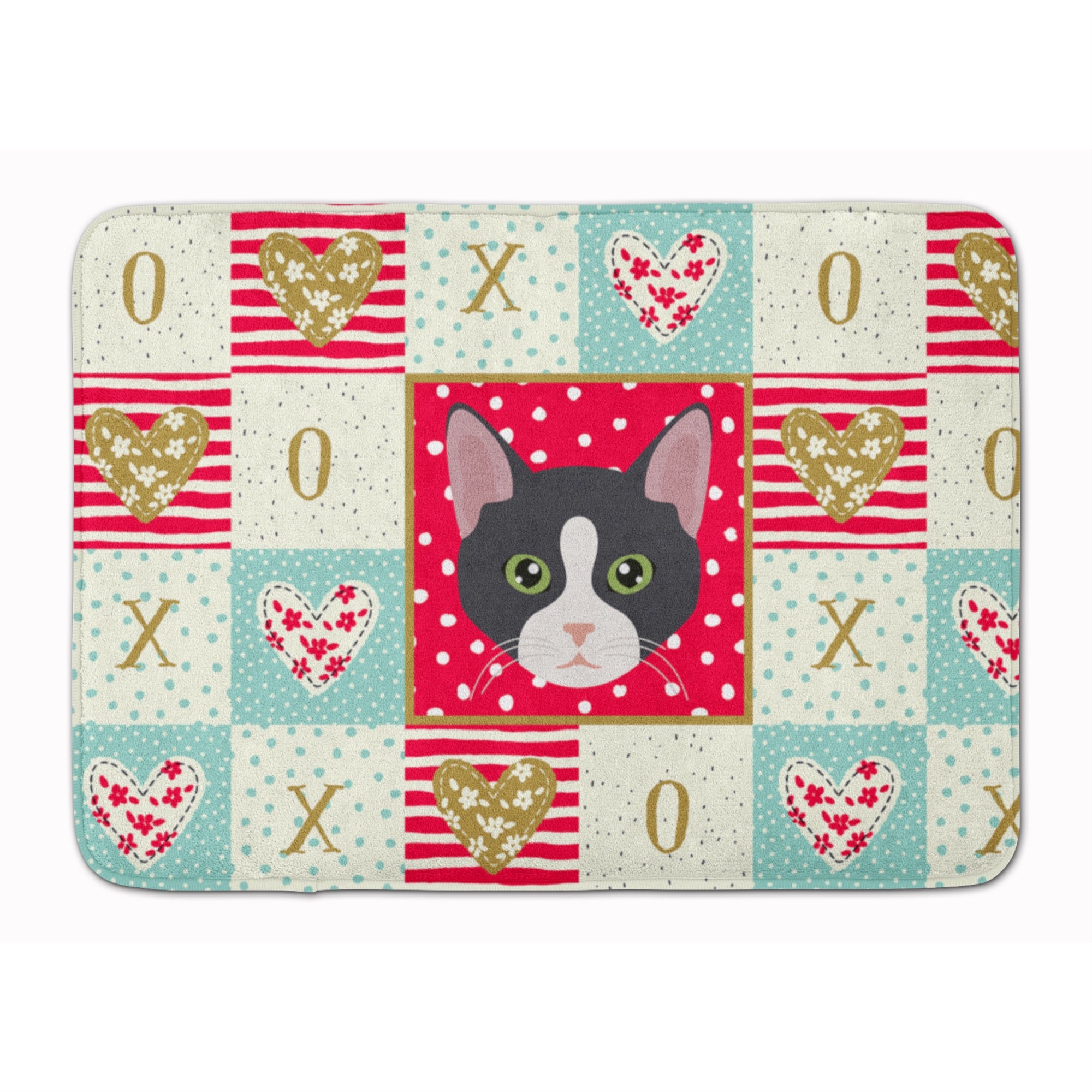 American Polydactyl Cat Love Machine Washable Memory Foam Mat