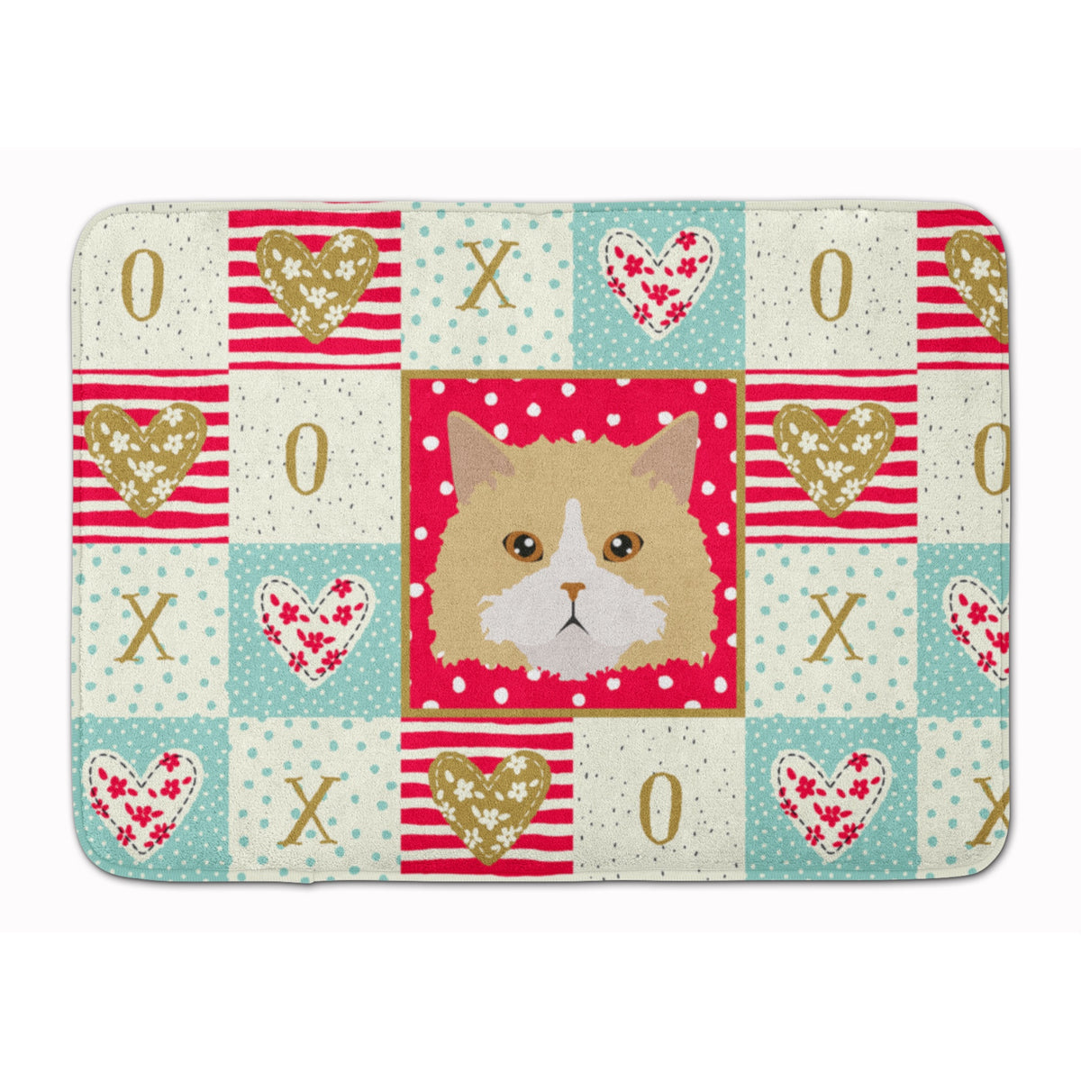 Oregon Rex Cat Love Machine Washable Memory Foam Mat