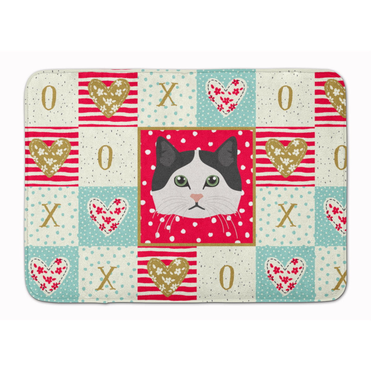 Ragamuffin Cat Love Machine Washable Memory Foam Mat