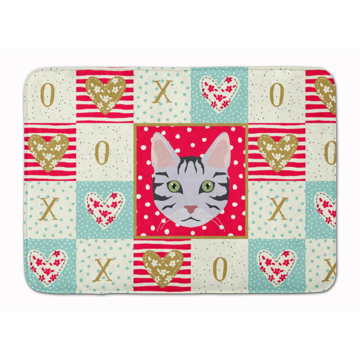 Serengeti Cat Love Machine Washable Memory Foam Mat