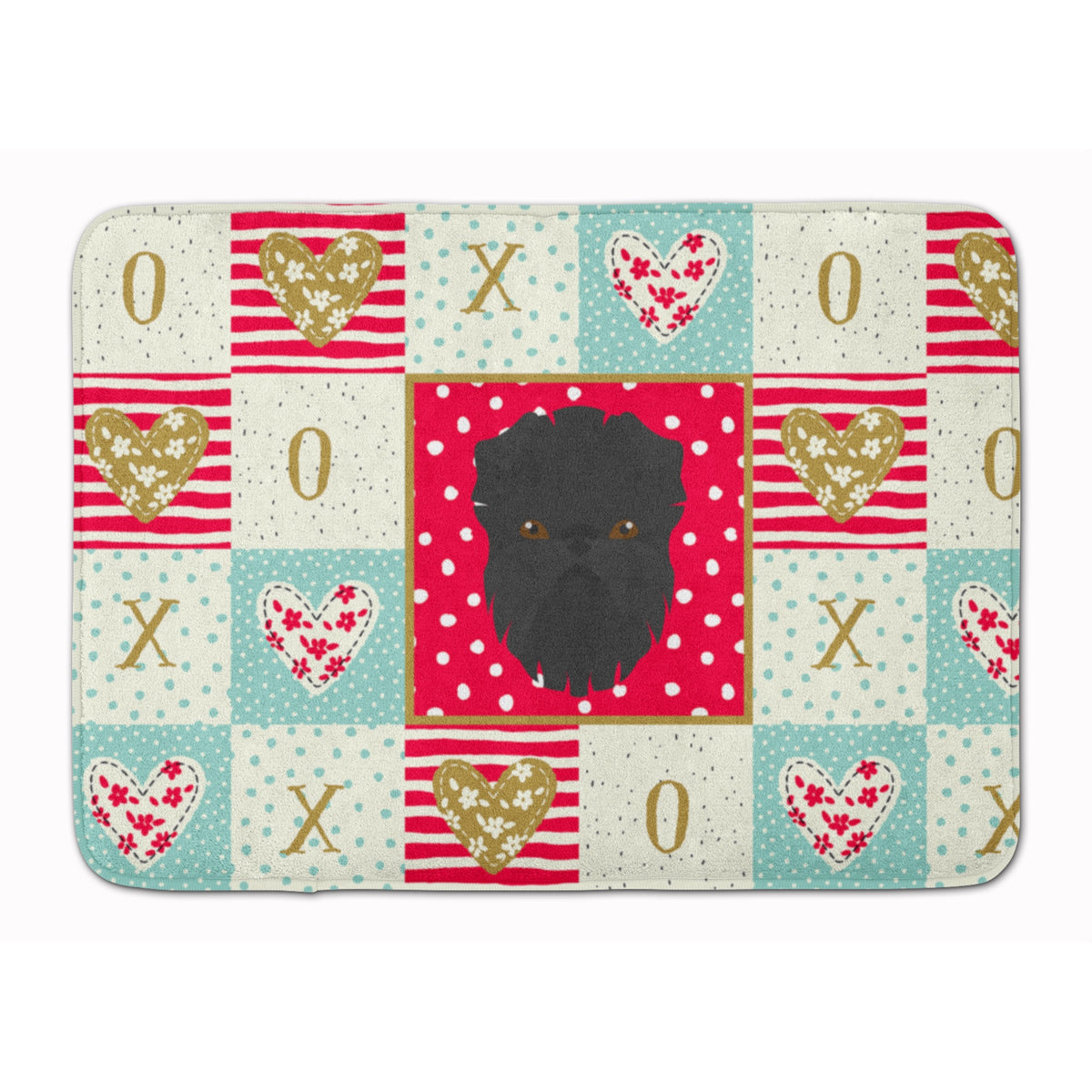 Affenpinscher Love Machine Washable Memory Foam Mat