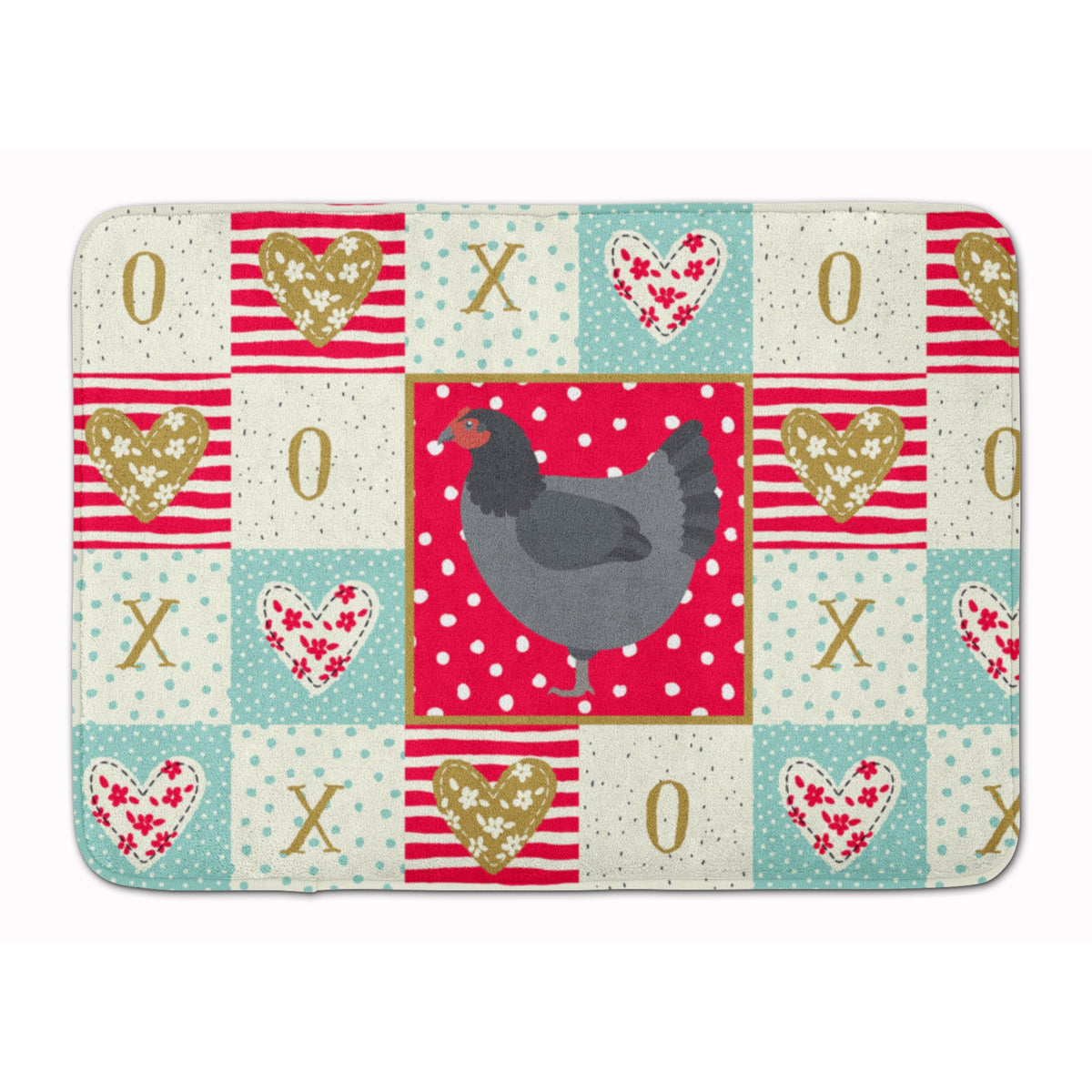 Jersey Giant Chicken Love Machine Washable Memory Foam Mat
