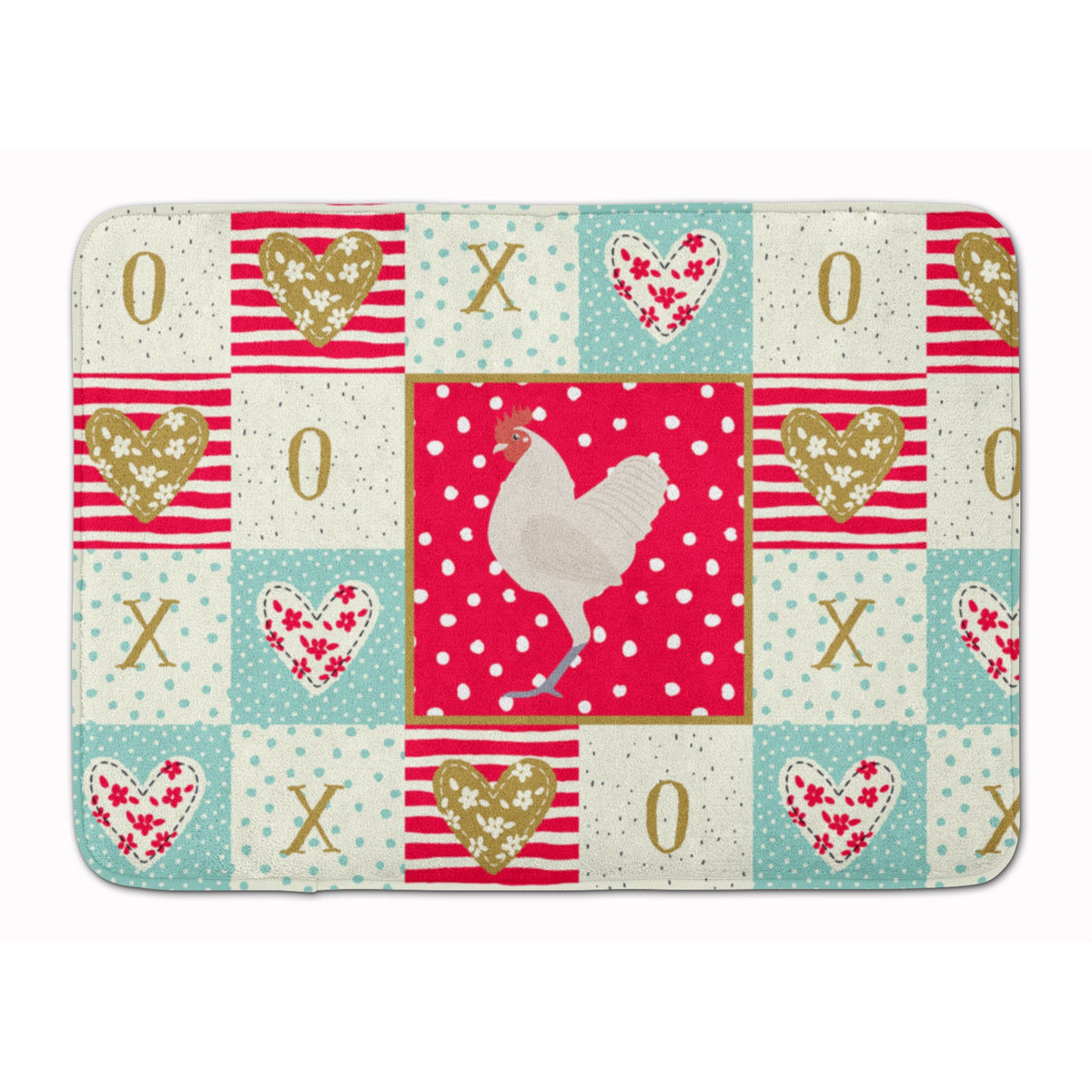 German Langshan Chicken Love Machine Washable Memory Foam Mat