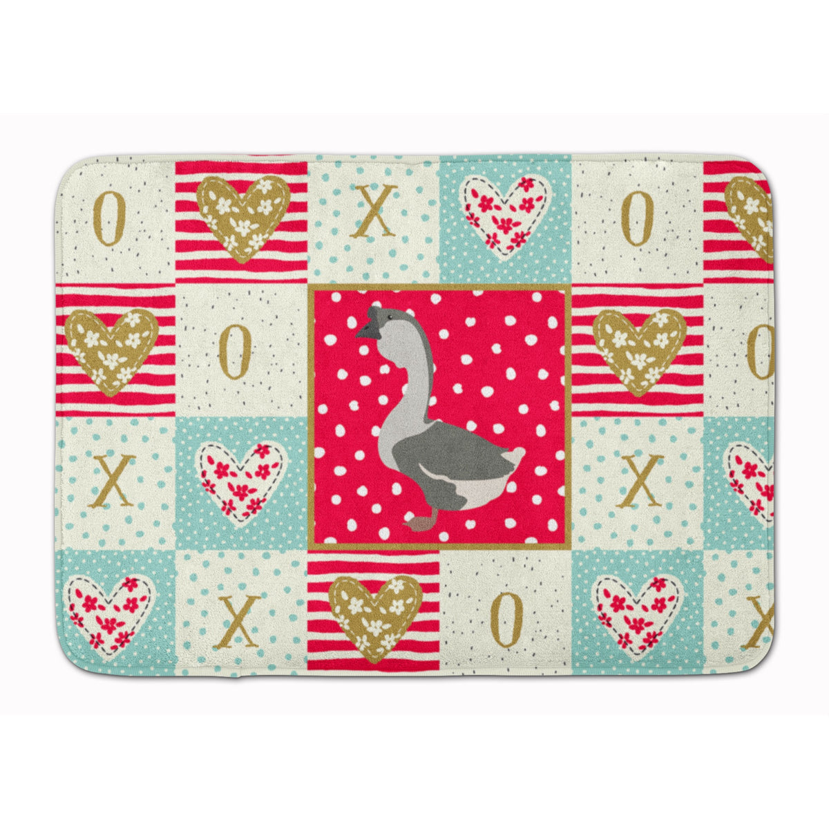 African Goose Love Machine Washable Memory Foam Mat