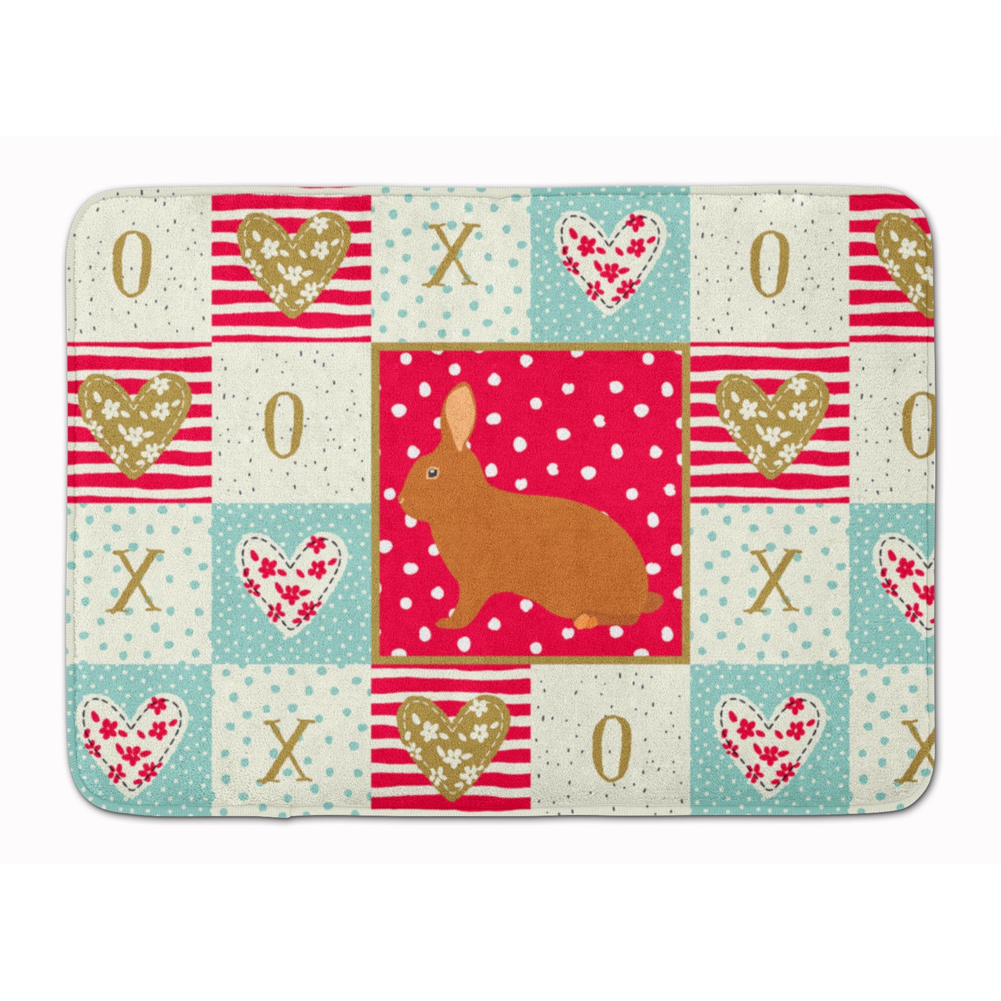 Rex Rabbit Love Machine Washable Memory Foam Mat