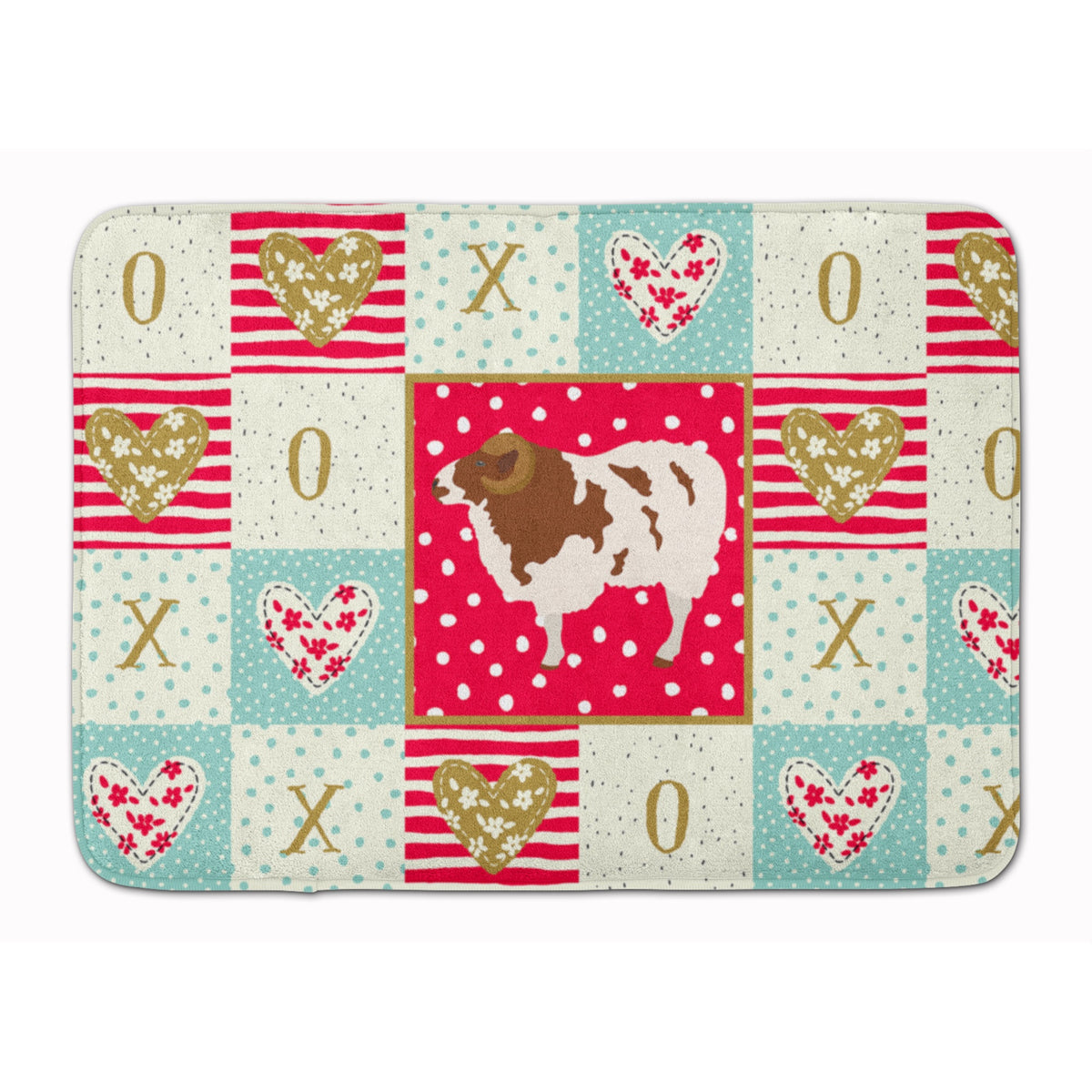 Jacob Sheep Love Machine Washable Memory Foam Mat