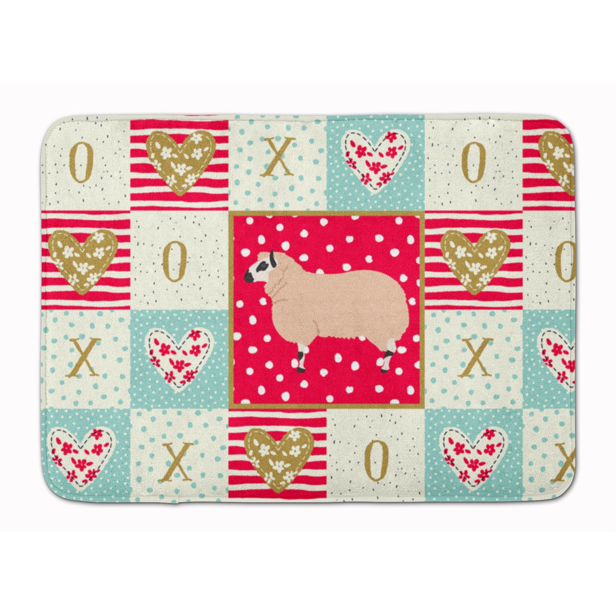Kerry Hill Sheep Love Machine Washable Memory Foam Mat