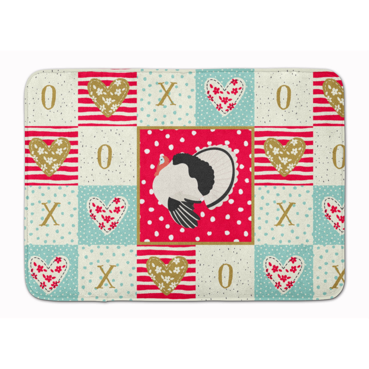 Royal Palm Turkey Love Machine Washable Memory Foam Mat