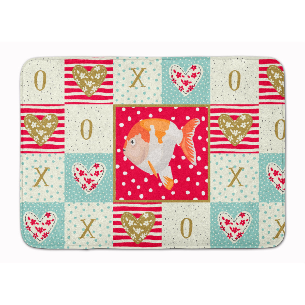 Lionhead Goldfish Love Machine Washable Memory Foam Mat