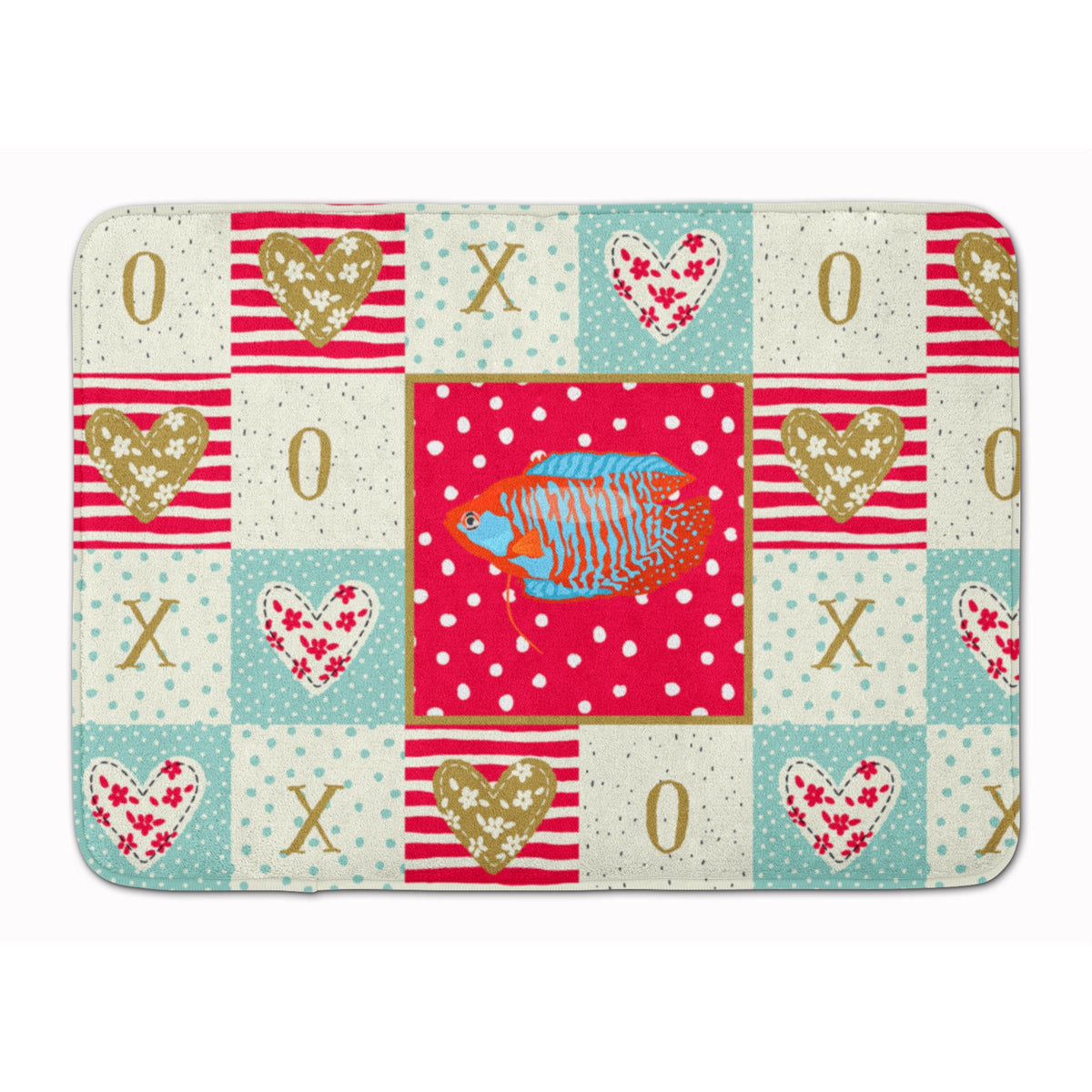 Dwarf Gourami Love Machine Washable Memory Foam Mat