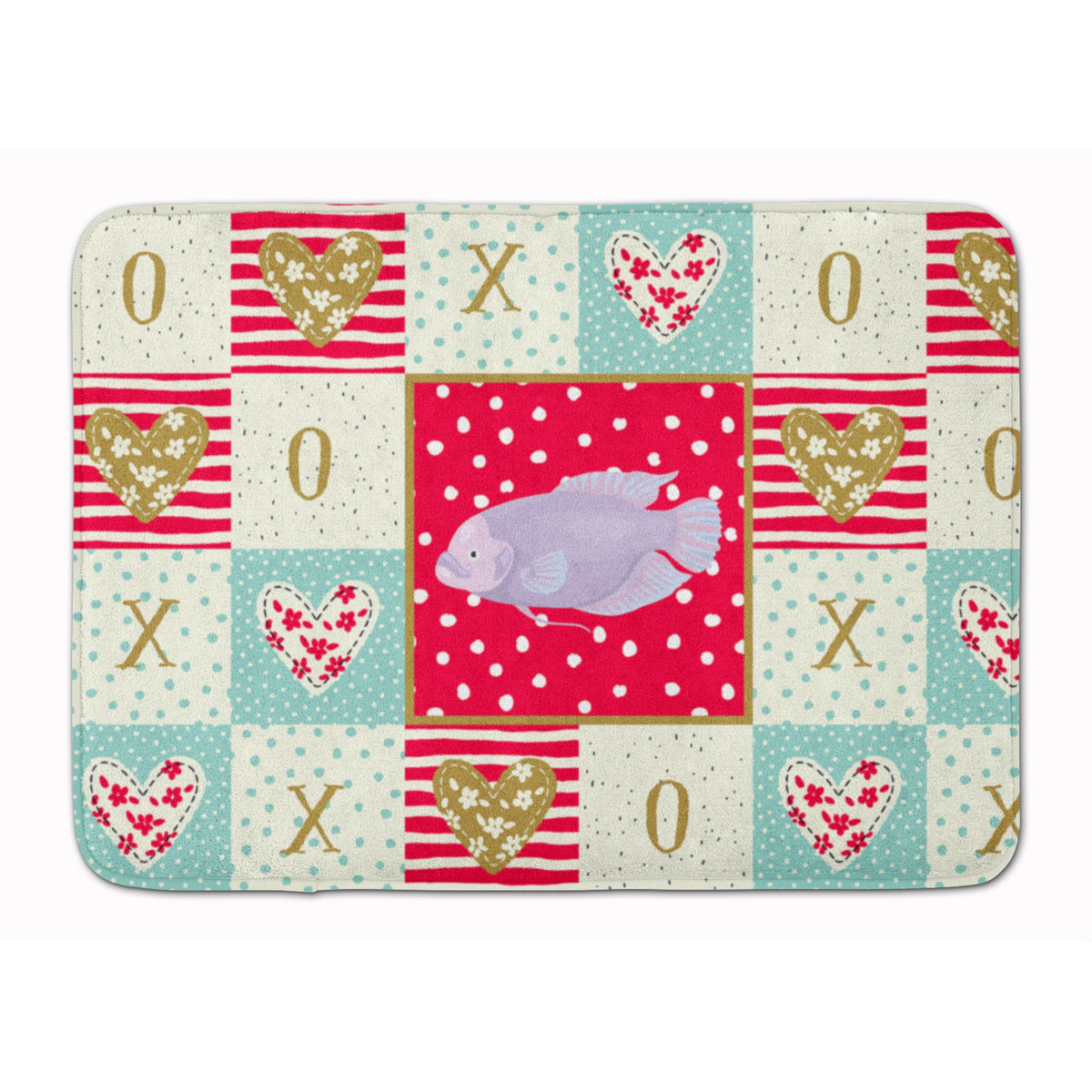 Giant Gourami Love Machine Washable Memory Foam Mat