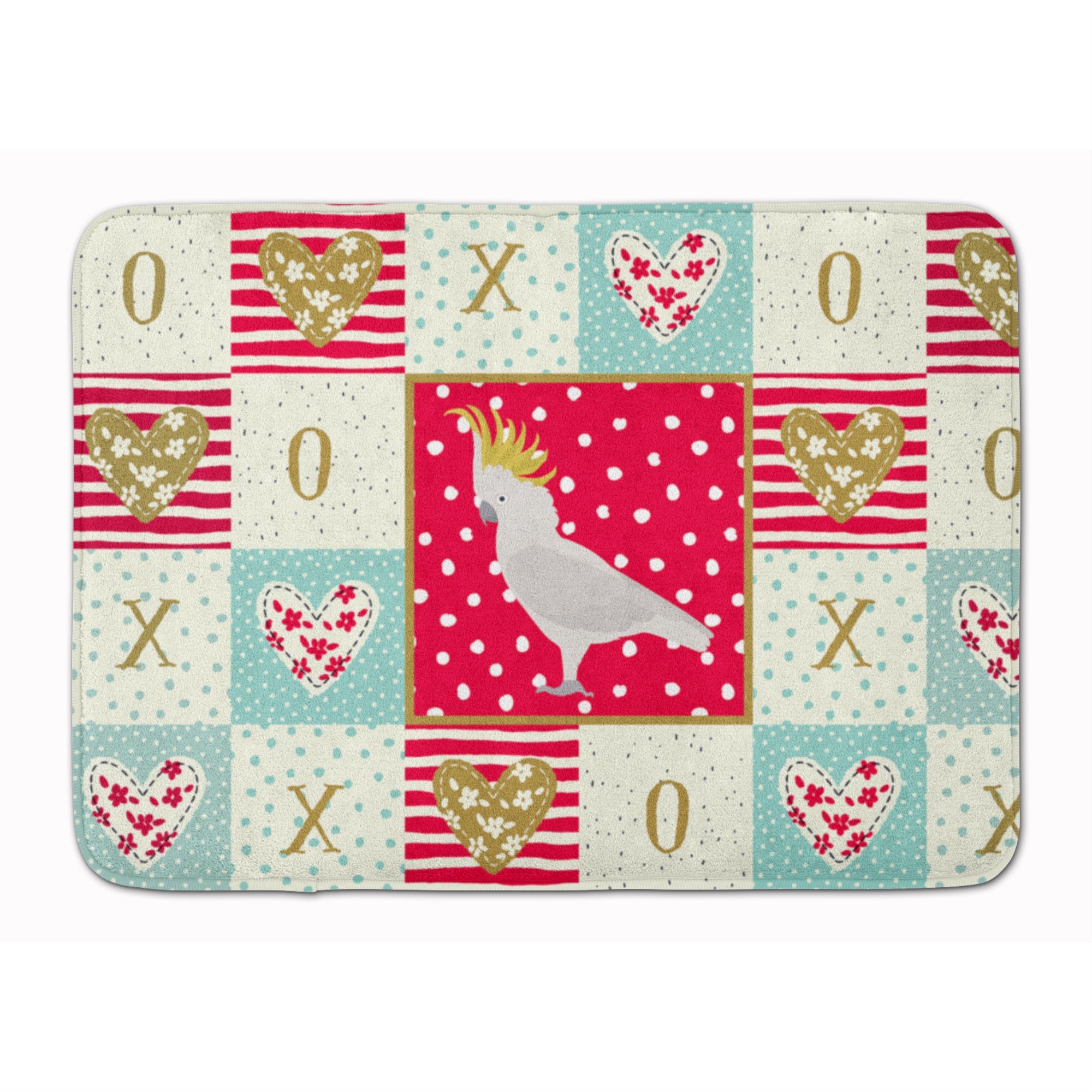 Cockatoo Love Machine Washable Memory Foam Mat