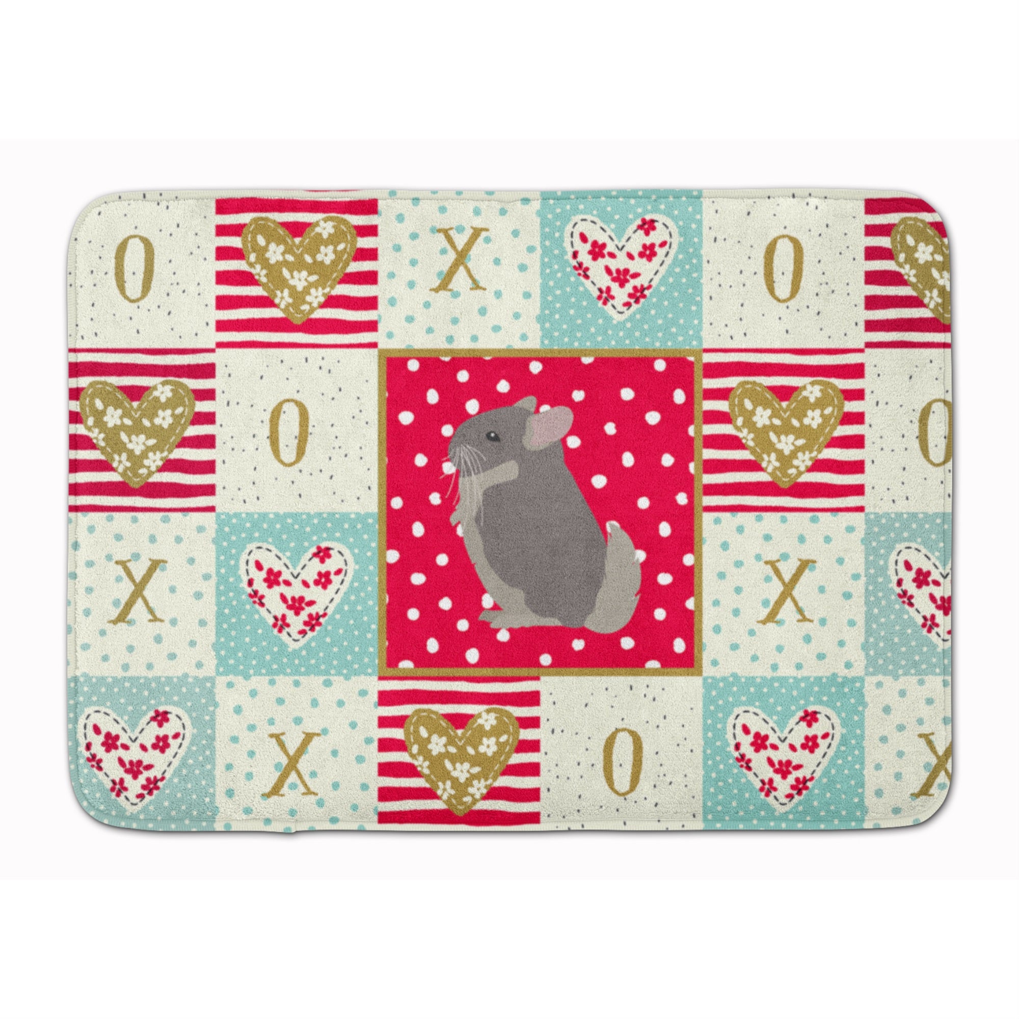 Beige Wellman Chinchilla Love Machine Washable Memory Foam Mat