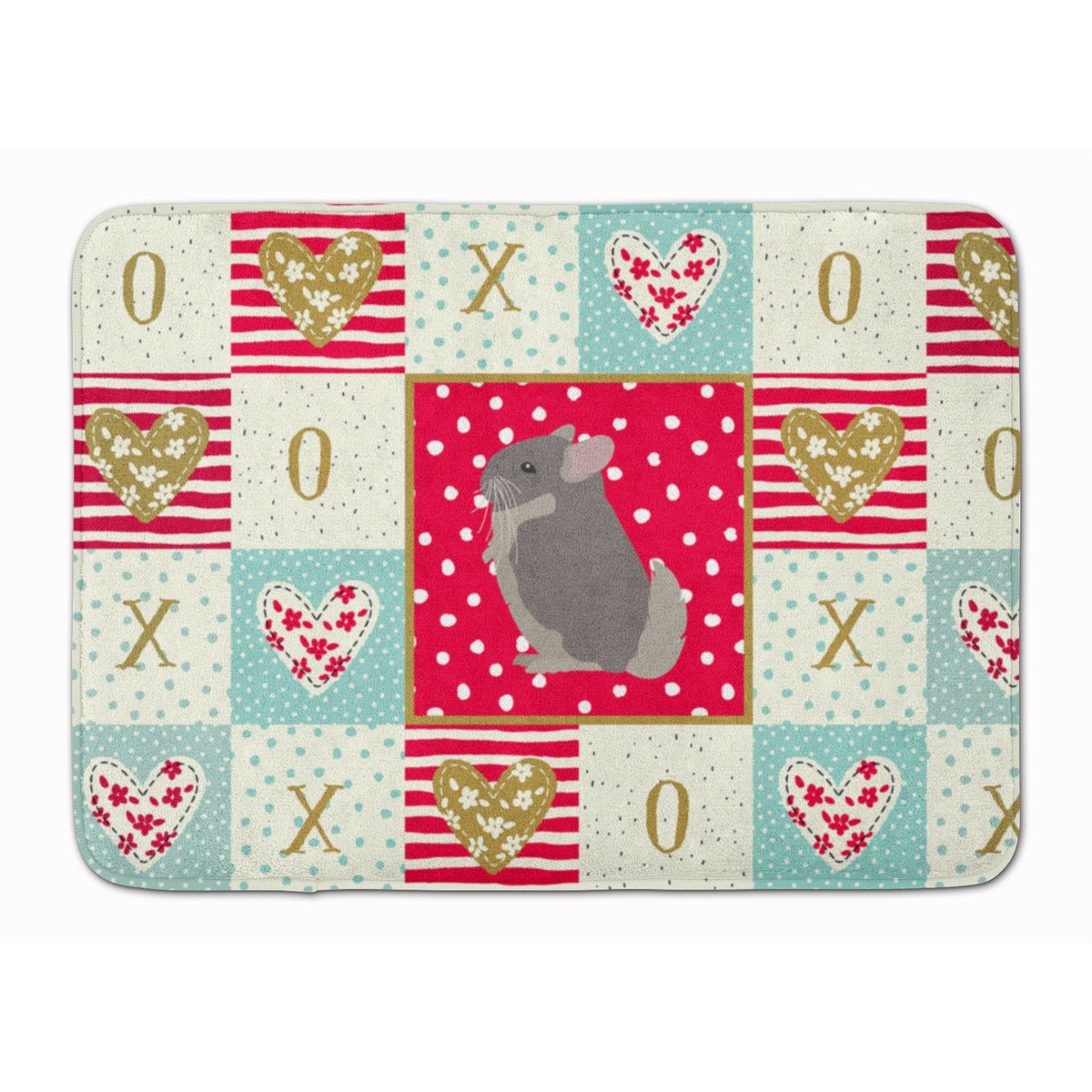 Beige Wellman Chinchilla Love Machine Washable Memory Foam Mat