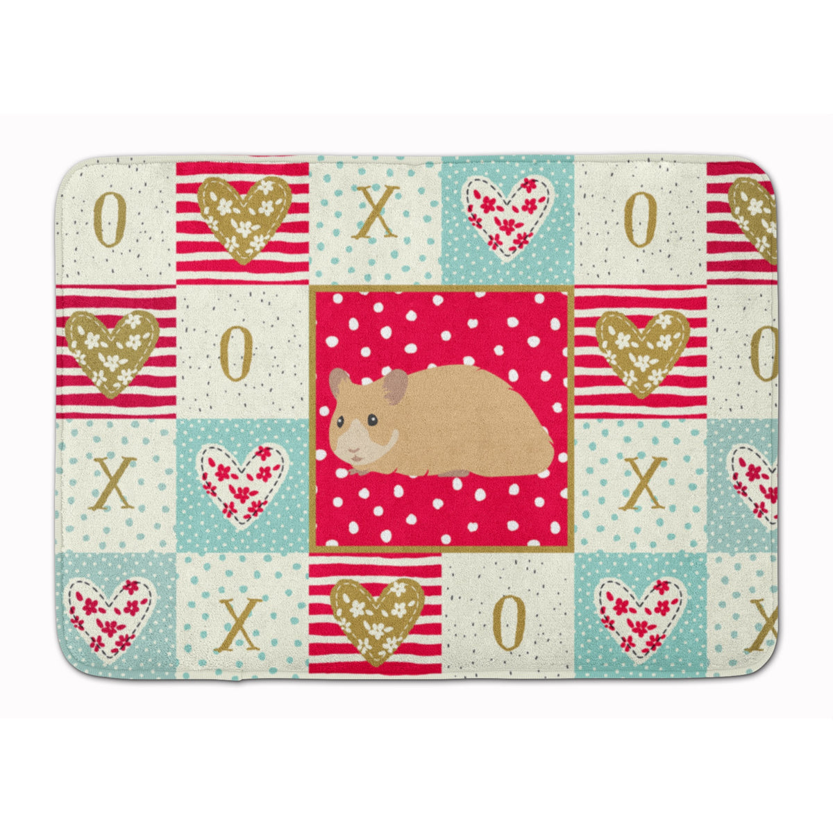 Syrian Golden Hamster Love Machine Washable Memory Foam Mat