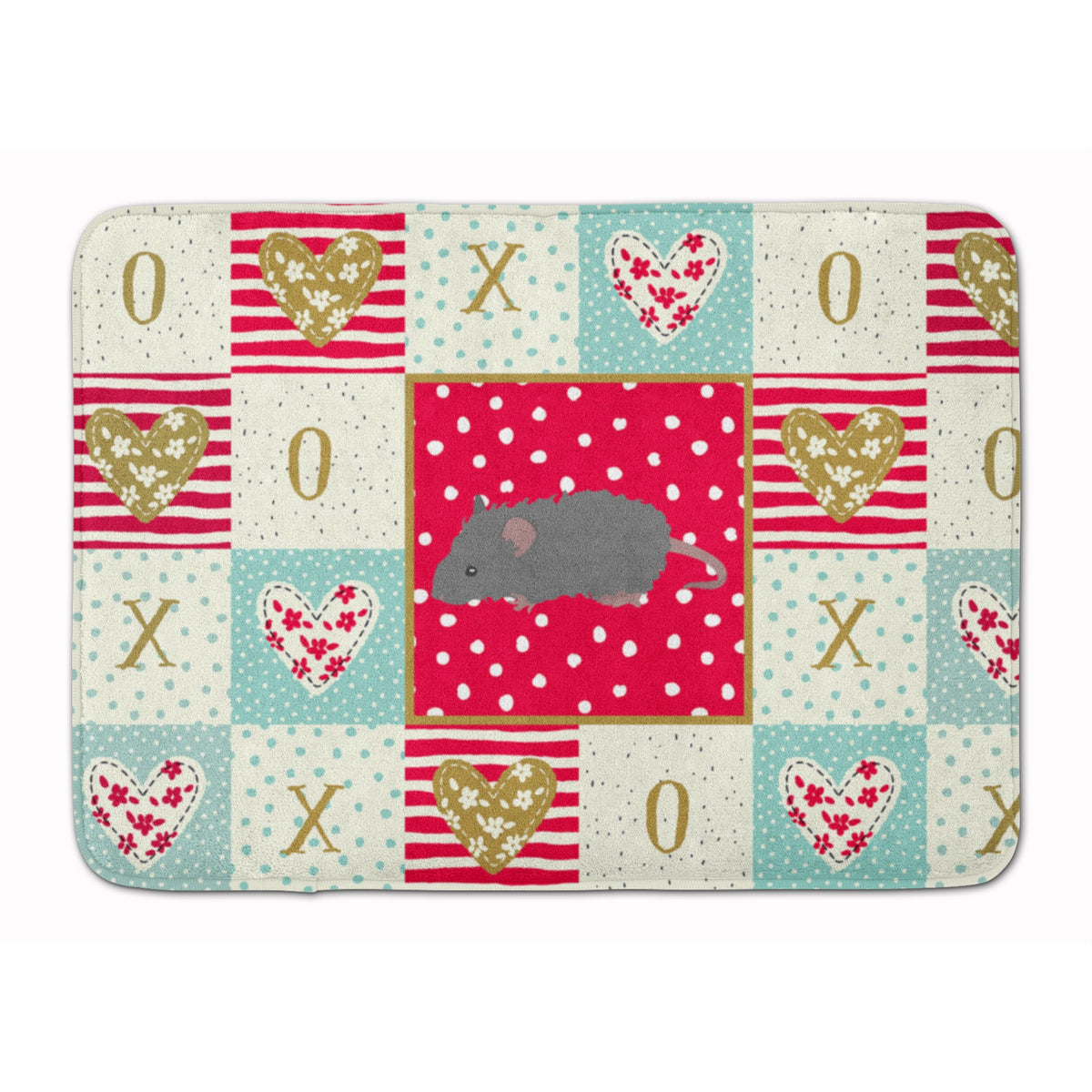 Australian Long Coated Mouse Love Machine Washable Memory Foam Mat