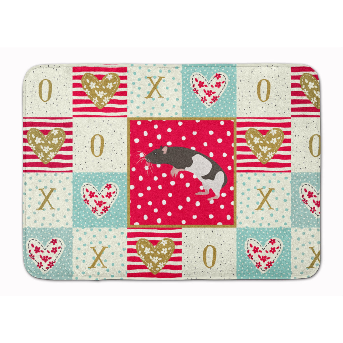 Tailless Rat Love Machine Washable Memory Foam Mat