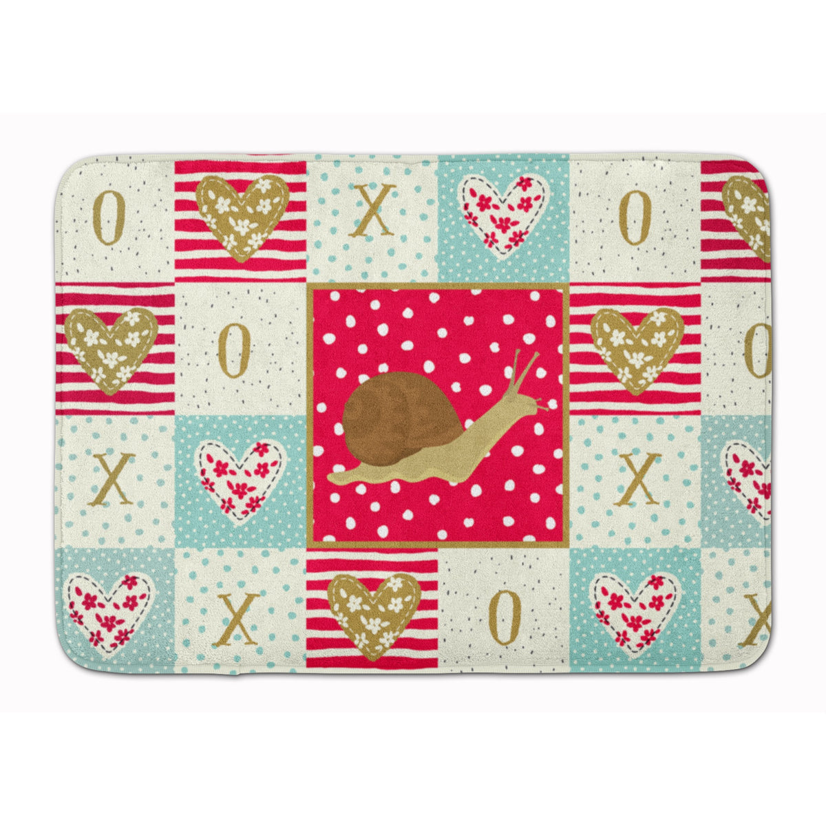 Garden Snail Machine Washable Memory Foam Mat