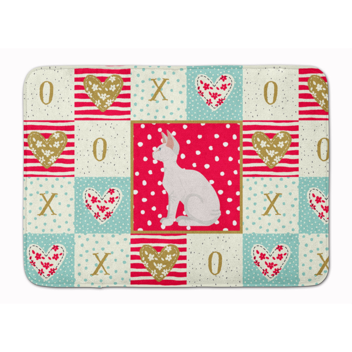 Sphynx #3 Cat Love Machine Washable Memory Foam Mat