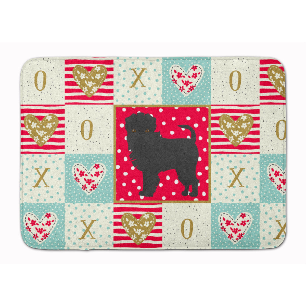 Affenpinscher #2 Love Machine Washable Memory Foam Mat