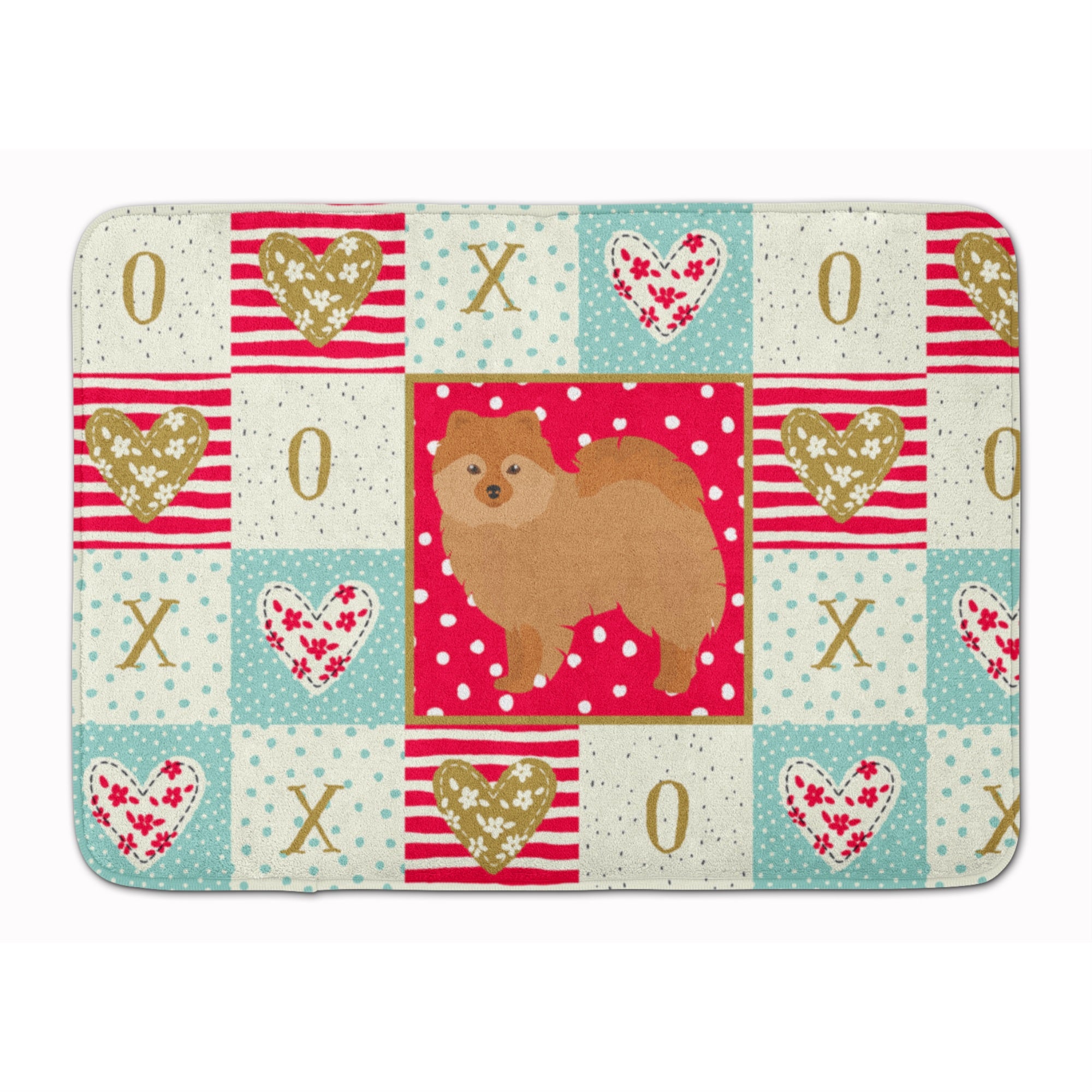 German Spitz #2 Love Machine Washable Memory Foam Mat