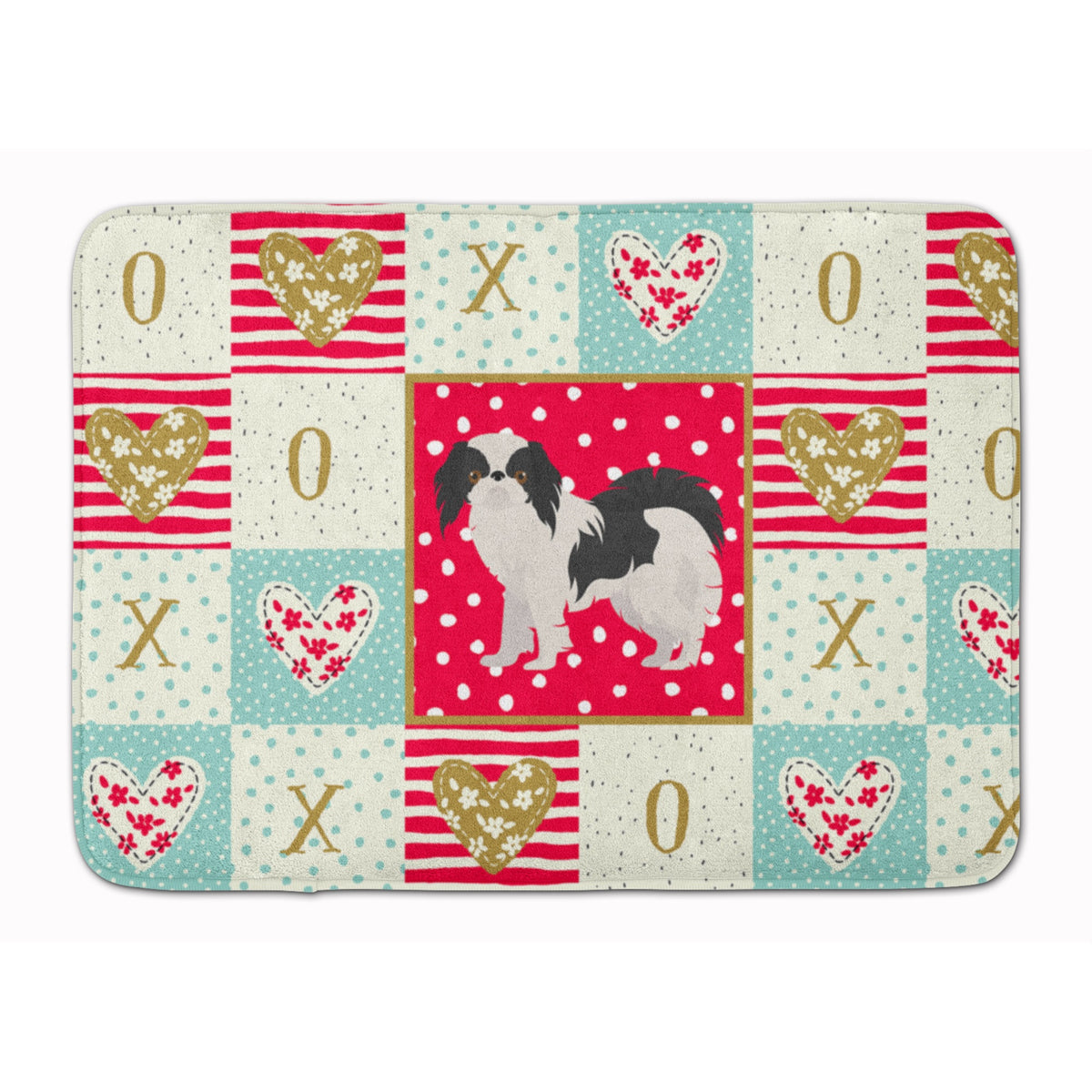 Japanese Chin #2 Love Machine Washable Memory Foam Mat