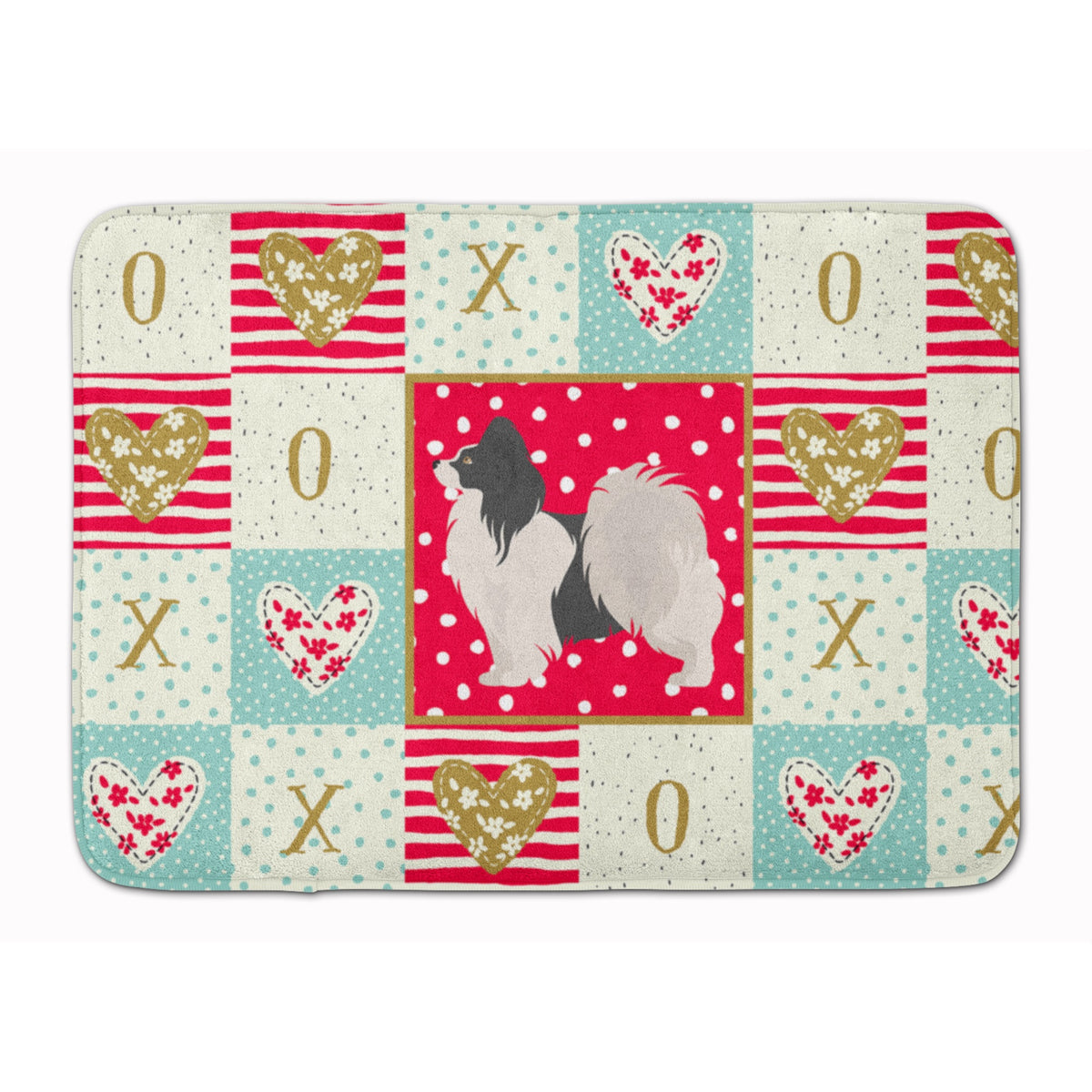 Papillon #2 Love Machine Washable Memory Foam Mat