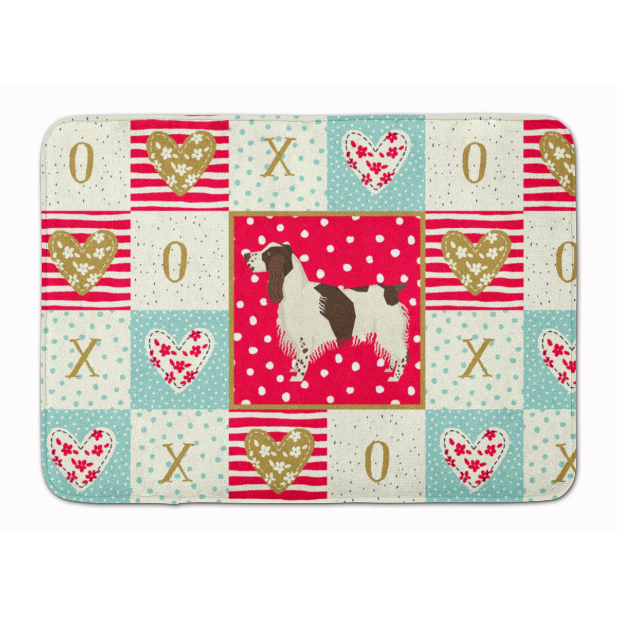 English Springer Spaniel Love Machine Washable Memory Foam Mat