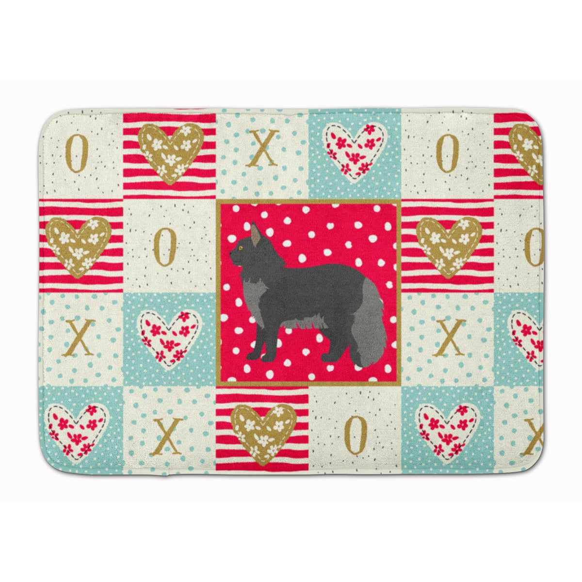 Maine Coon #2 Cat Love Machine Washable Memory Foam Mat