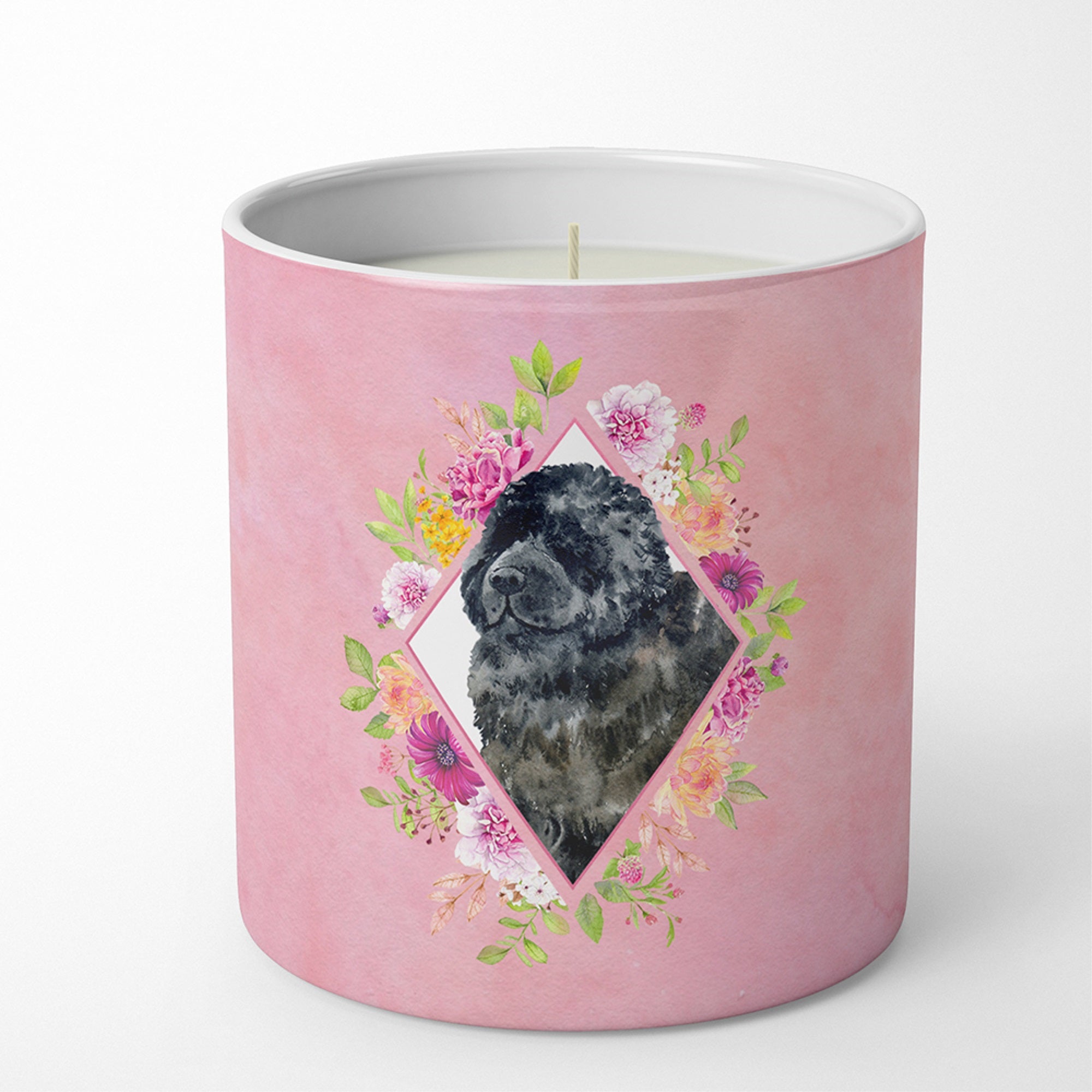 Newfoundland Pink Flowers 10 Oz Decorative Soy Candle