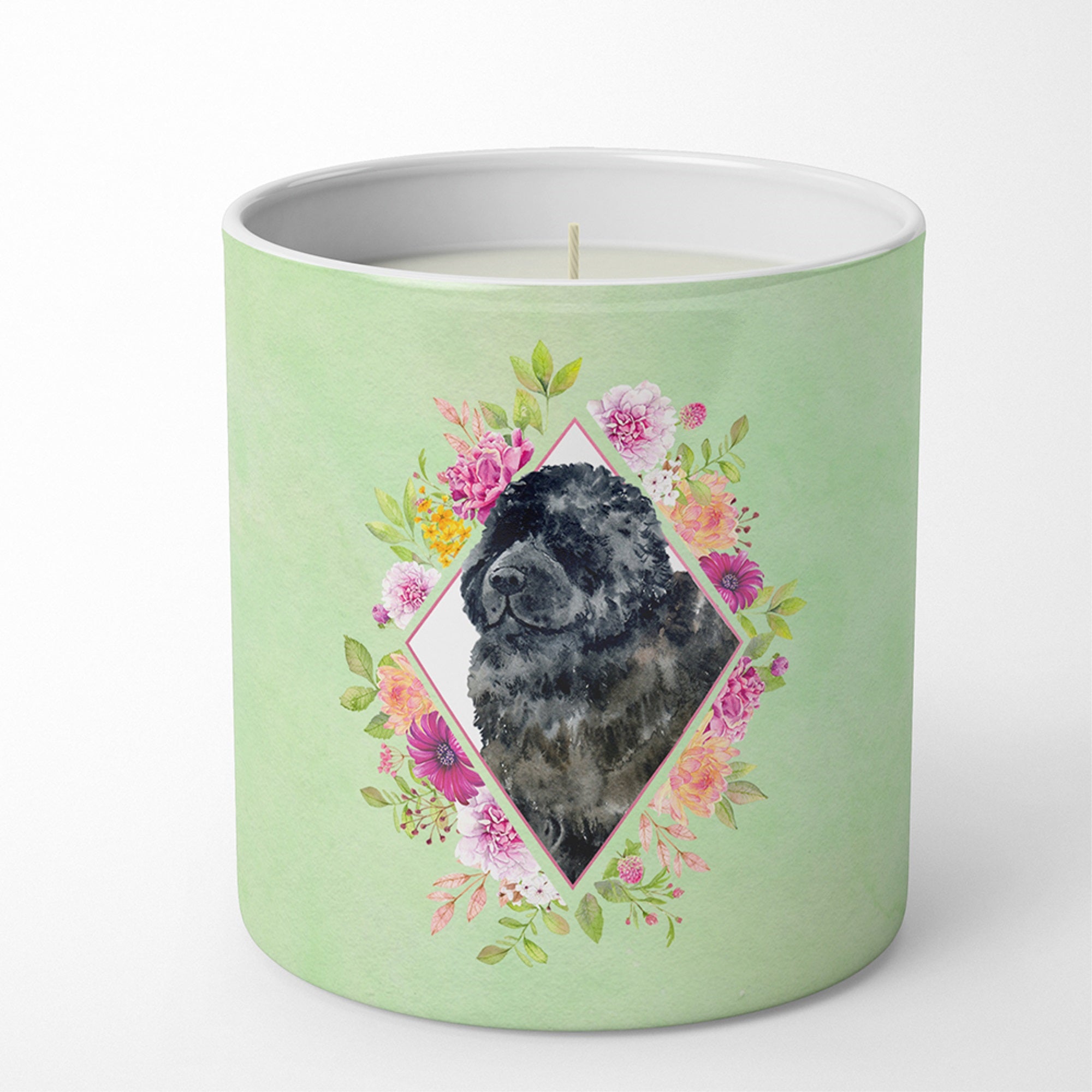 Newfoundland Green Flowers 10 Oz Decorative Soy Candle