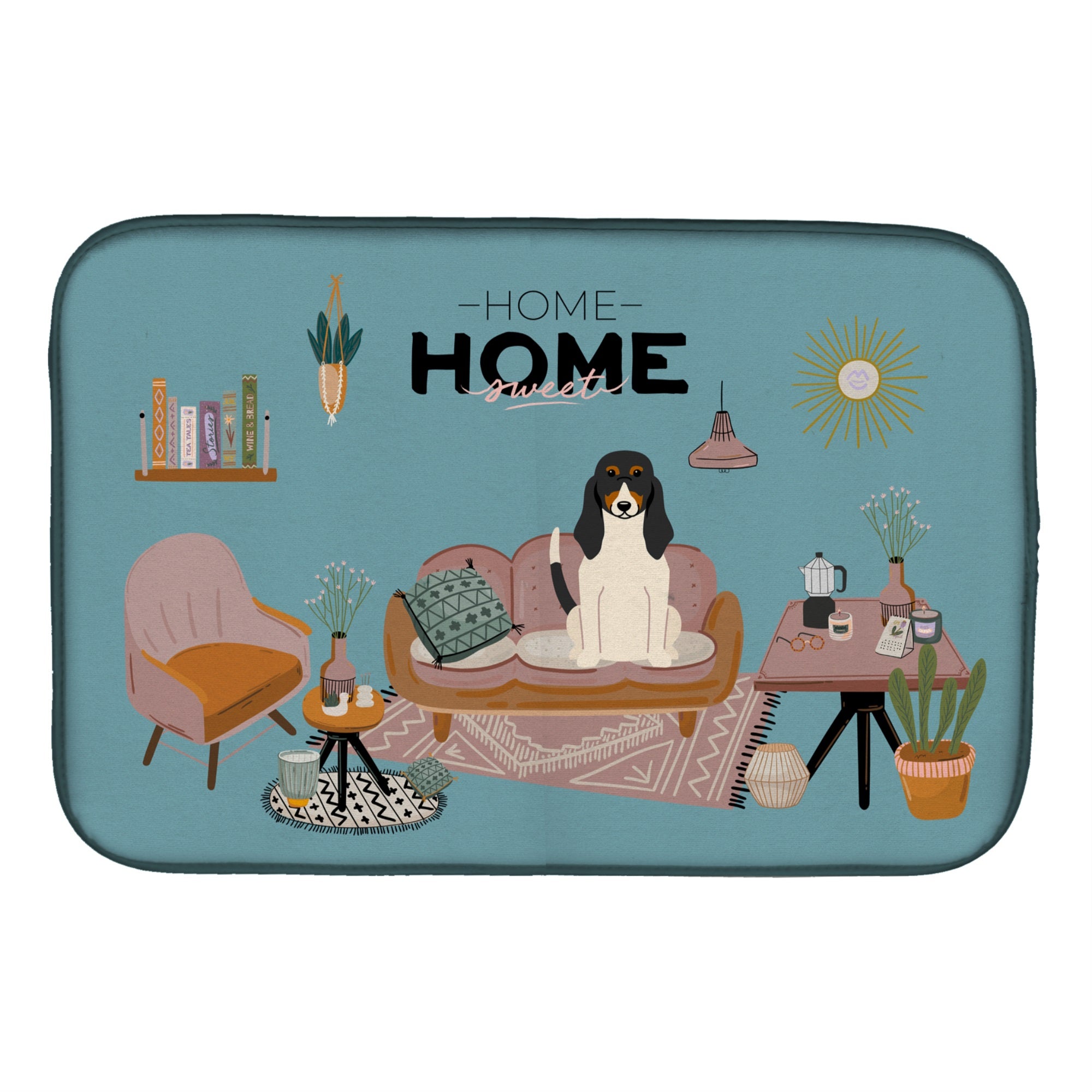 Swiss Hound Sweet Home Dish Drying Mat