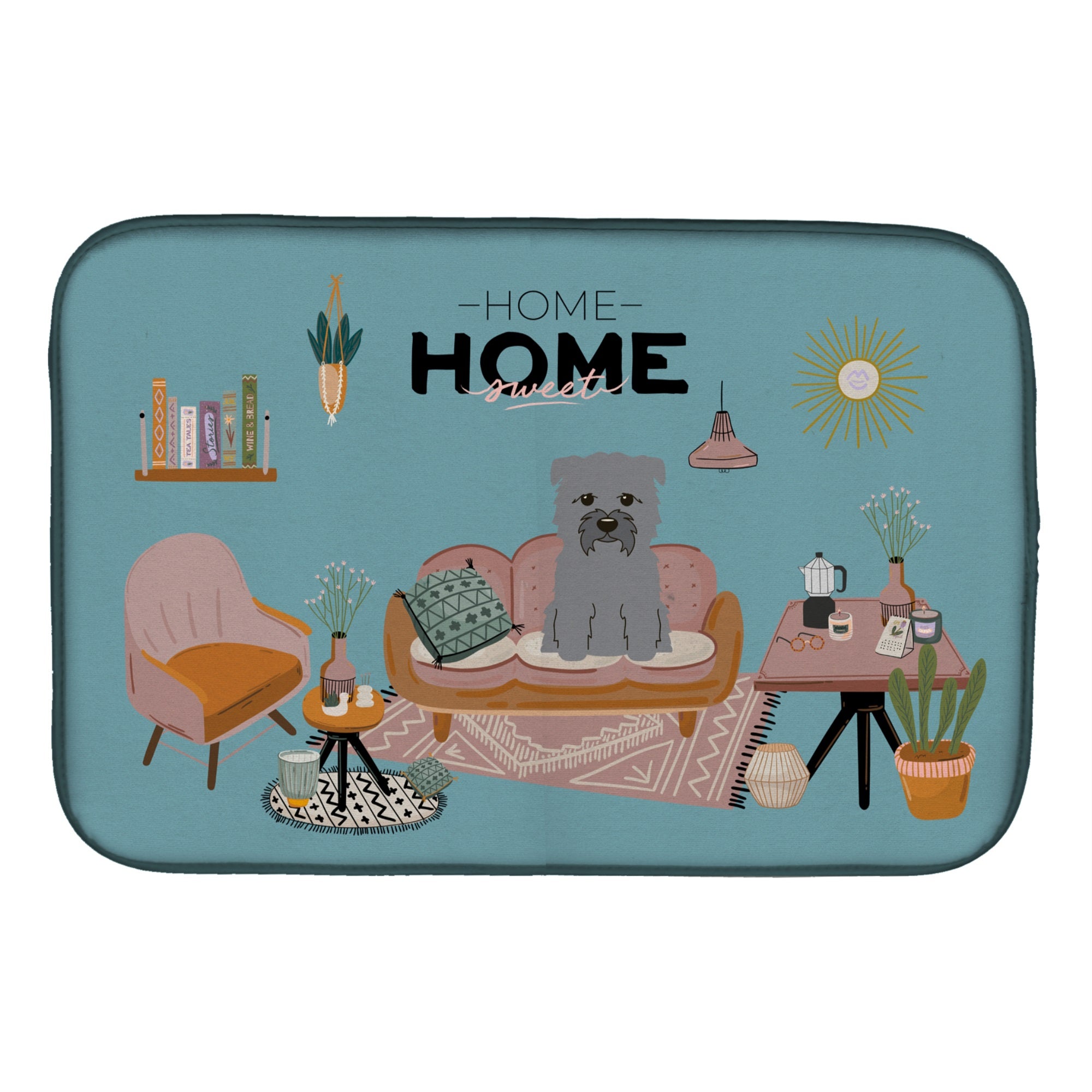 Grey Glen Of Imal Sweet Home Dish Drying Mat