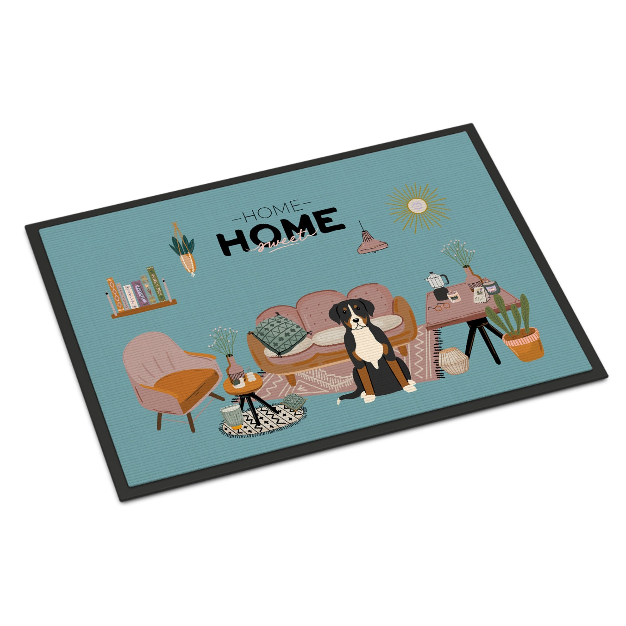 Greater Swiss Mountain Dog Sweet Home Indoor Or Outdoor Mat 24X36