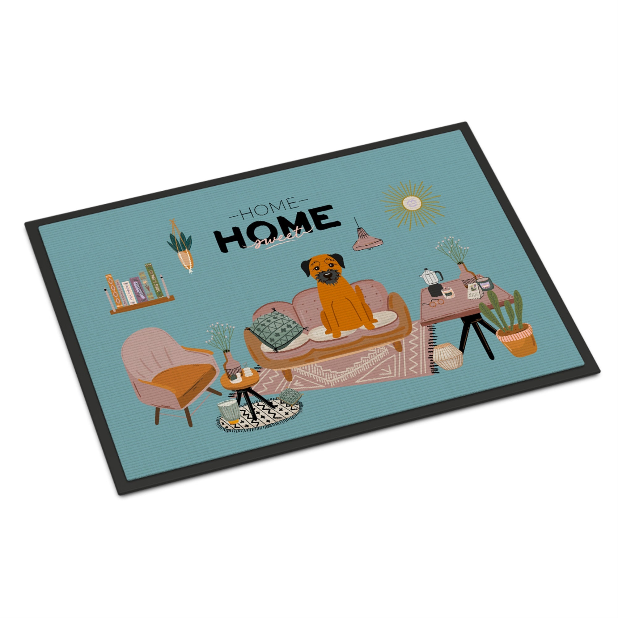 Border Terrier Sweet Home Indoor Or Outdoor Mat 24X36
