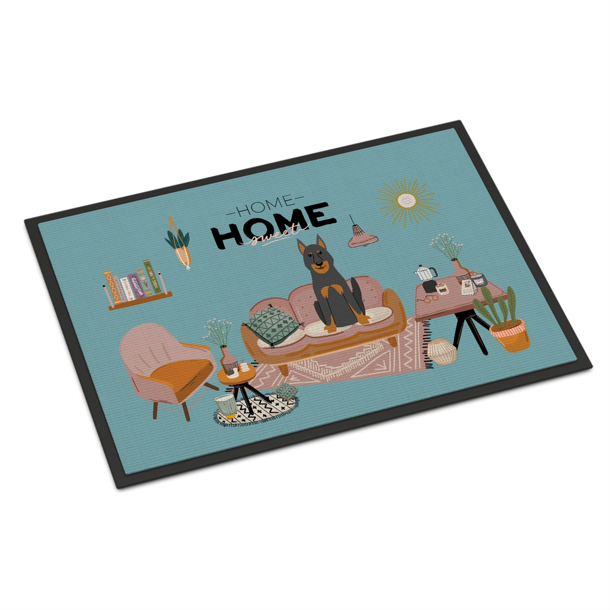Beauce Shepherd Dog Sweet Home Indoor Or Outdoor Mat 24X36