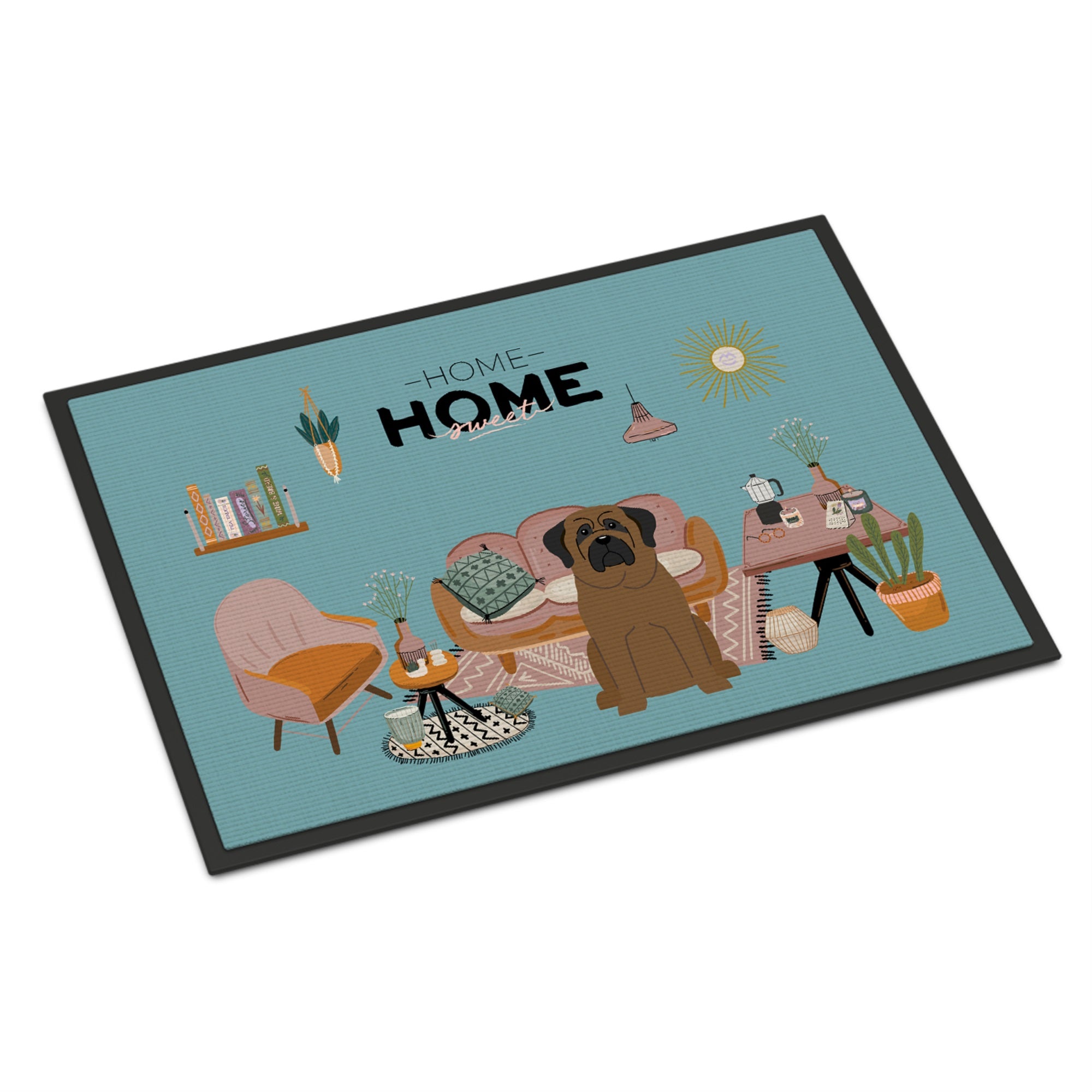 Bullmastiff Sweet Home Indoor Or Outdoor Mat 24X36