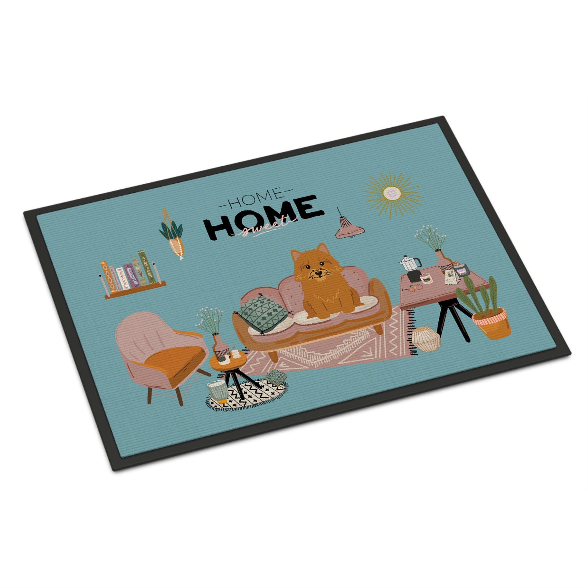 Norwich Terrier Sweet Home Indoor Or Outdoor Mat 18X27