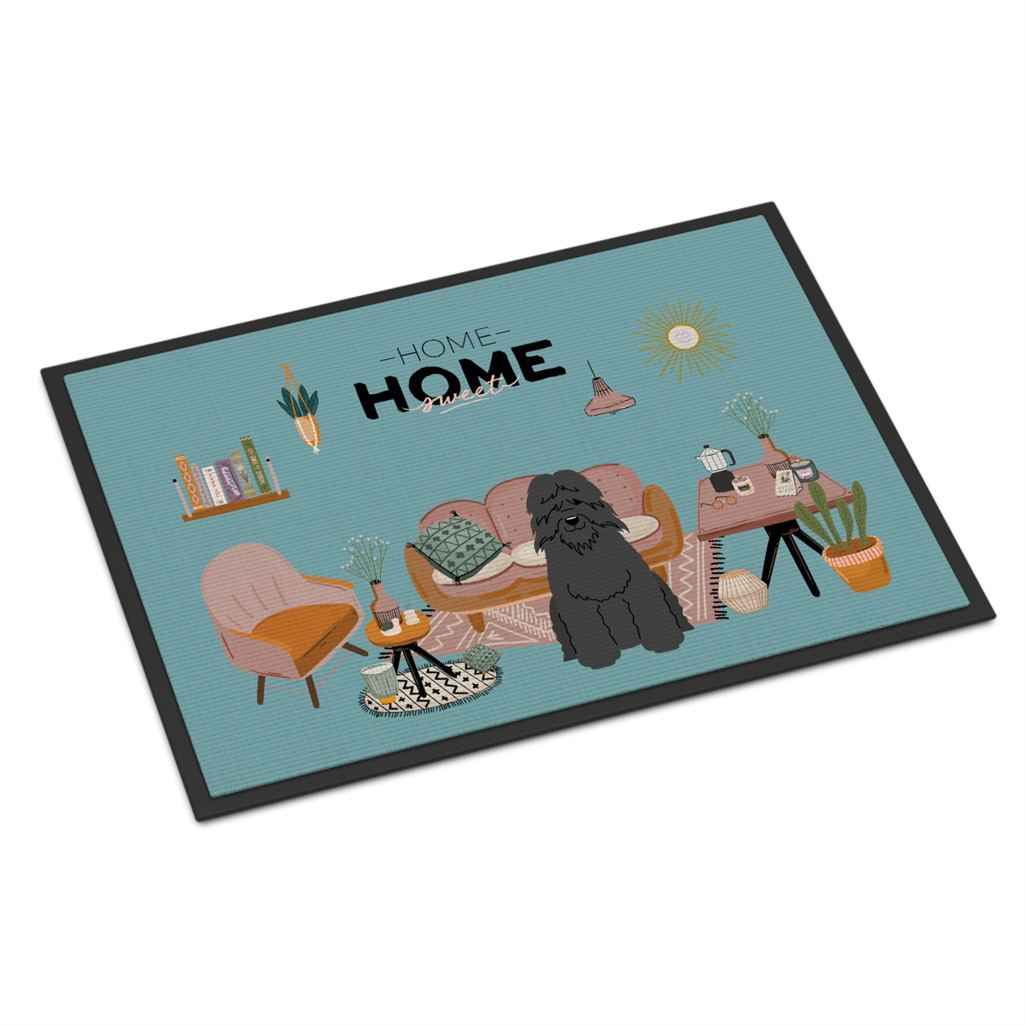 Bouvier Des Flandres Sweet Home Indoor Or Outdoor Mat 18X27