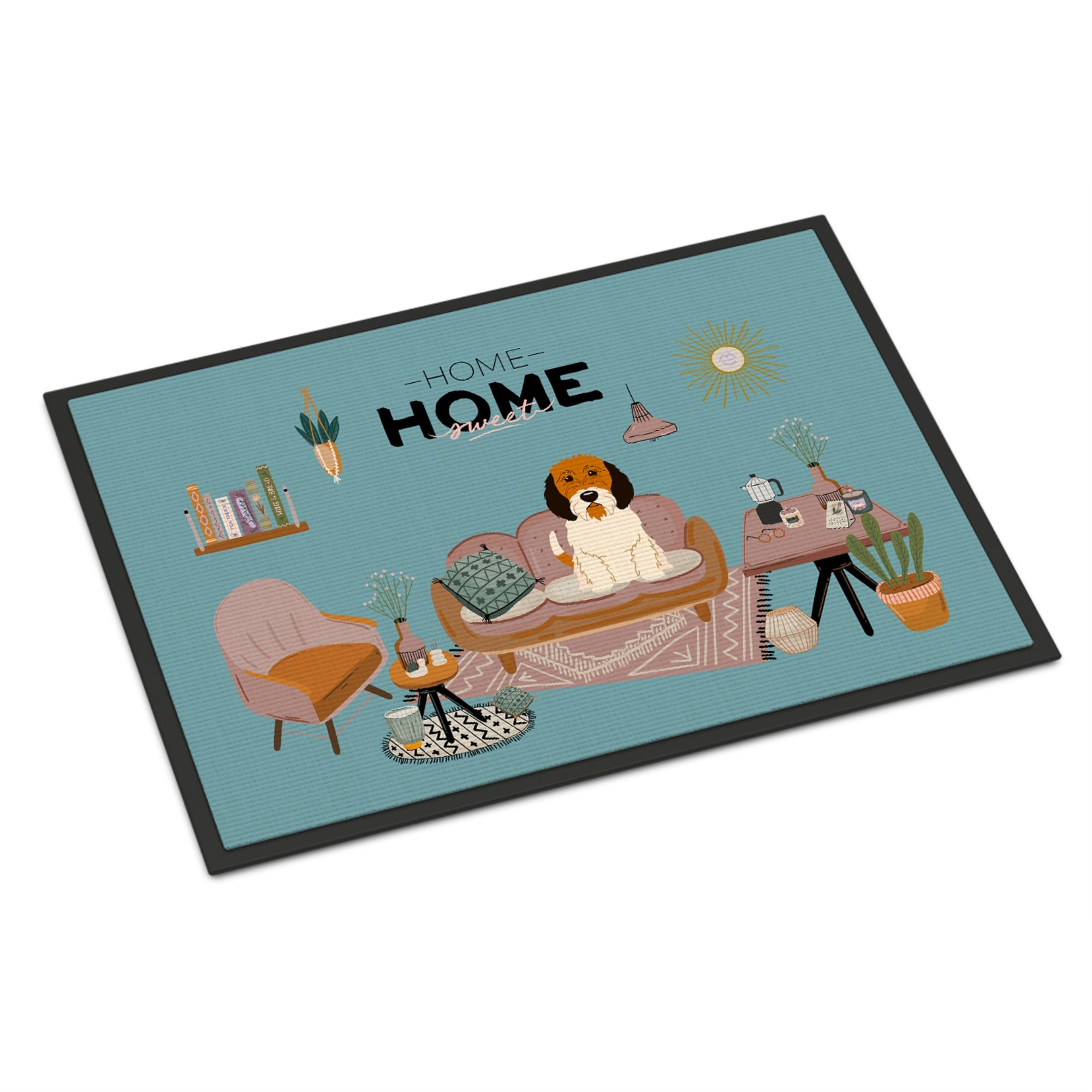 Petit Basset Griffon Veenden Sweet Home Indoor Or Outdoor Mat 18X27
