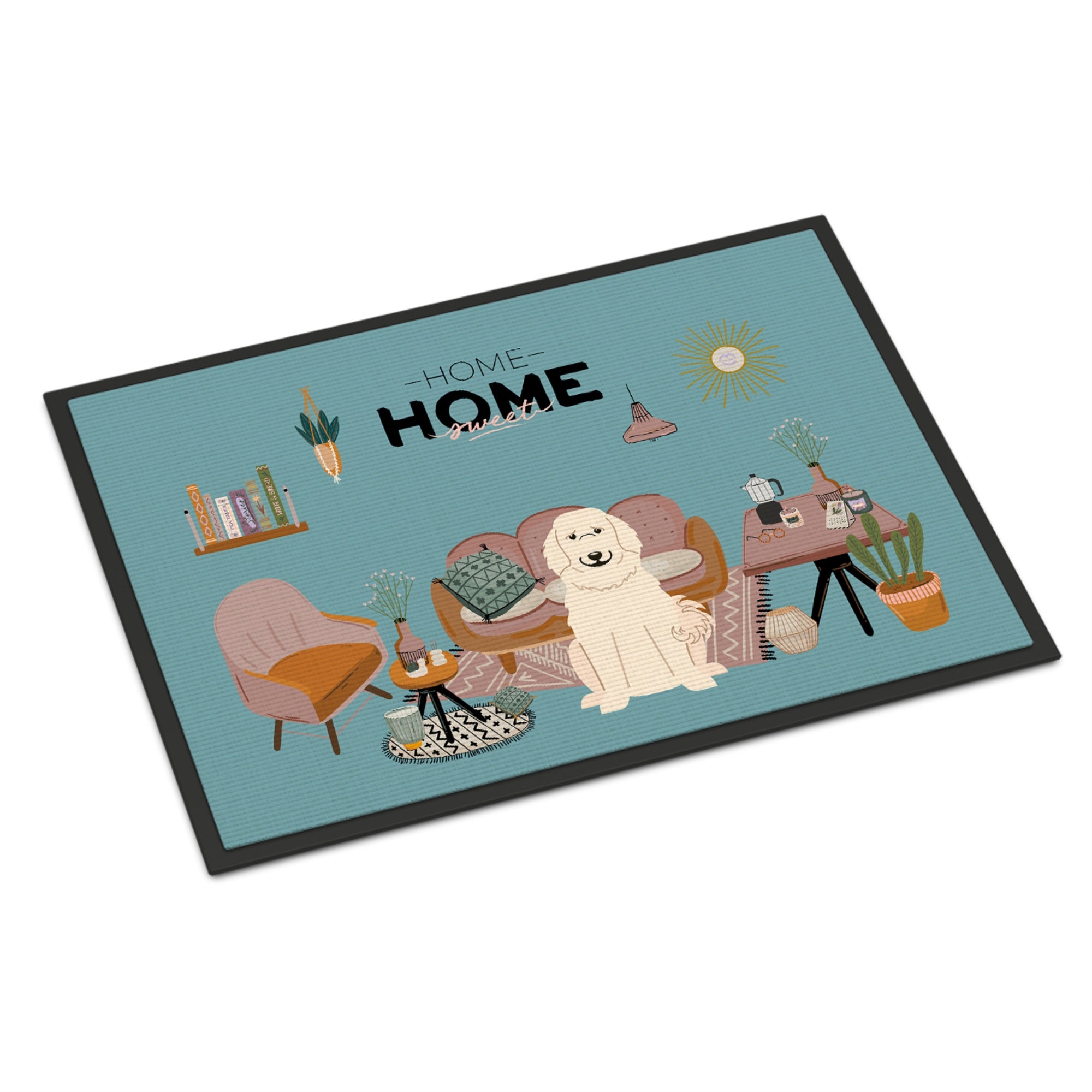 Great Pyrenese Sweet Home Indoor Or Outdoor Mat 18X27