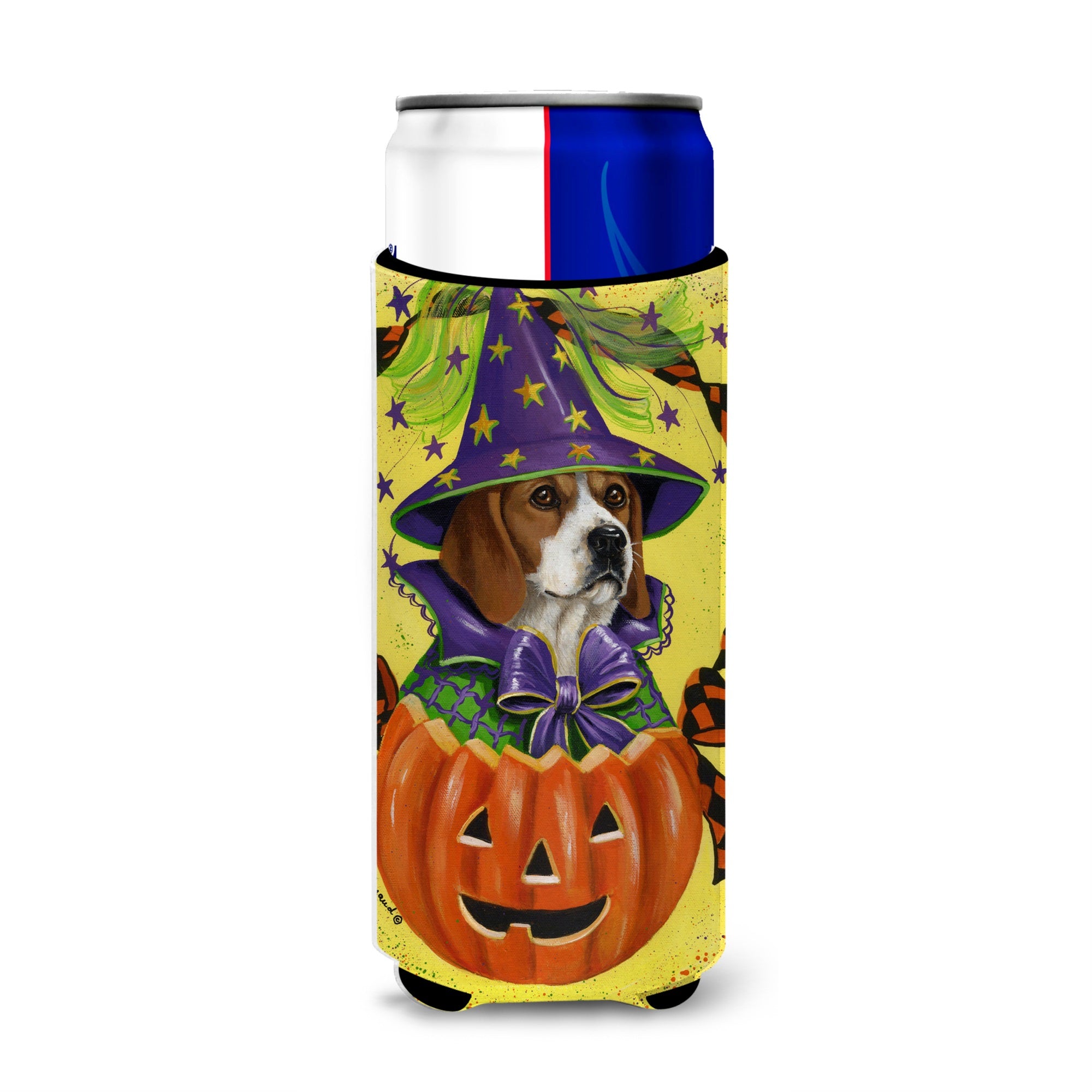 Beagle Halloweenie Ultra Hugger For Slim Cans
